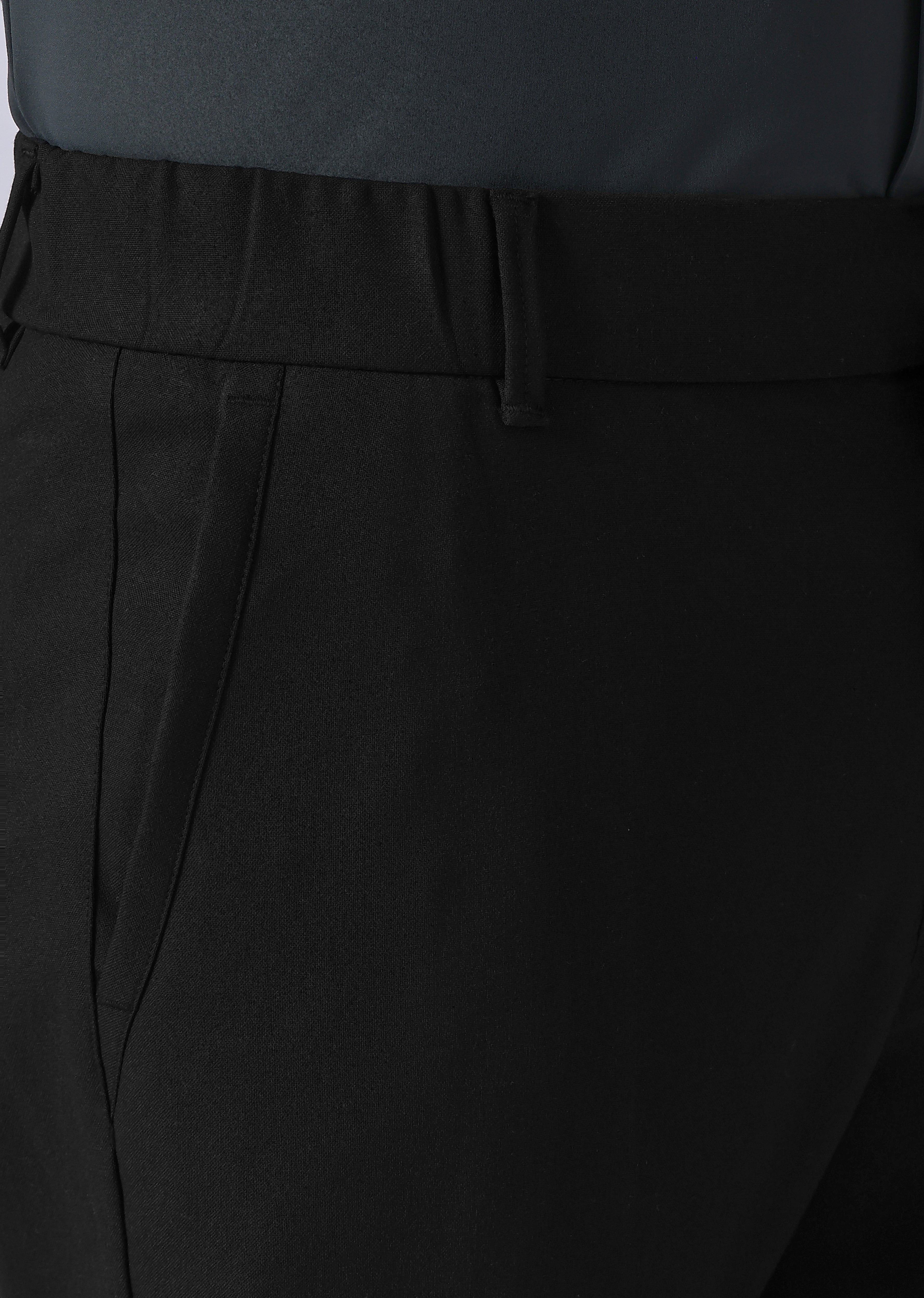 Black 8 Way Stretch Trousers