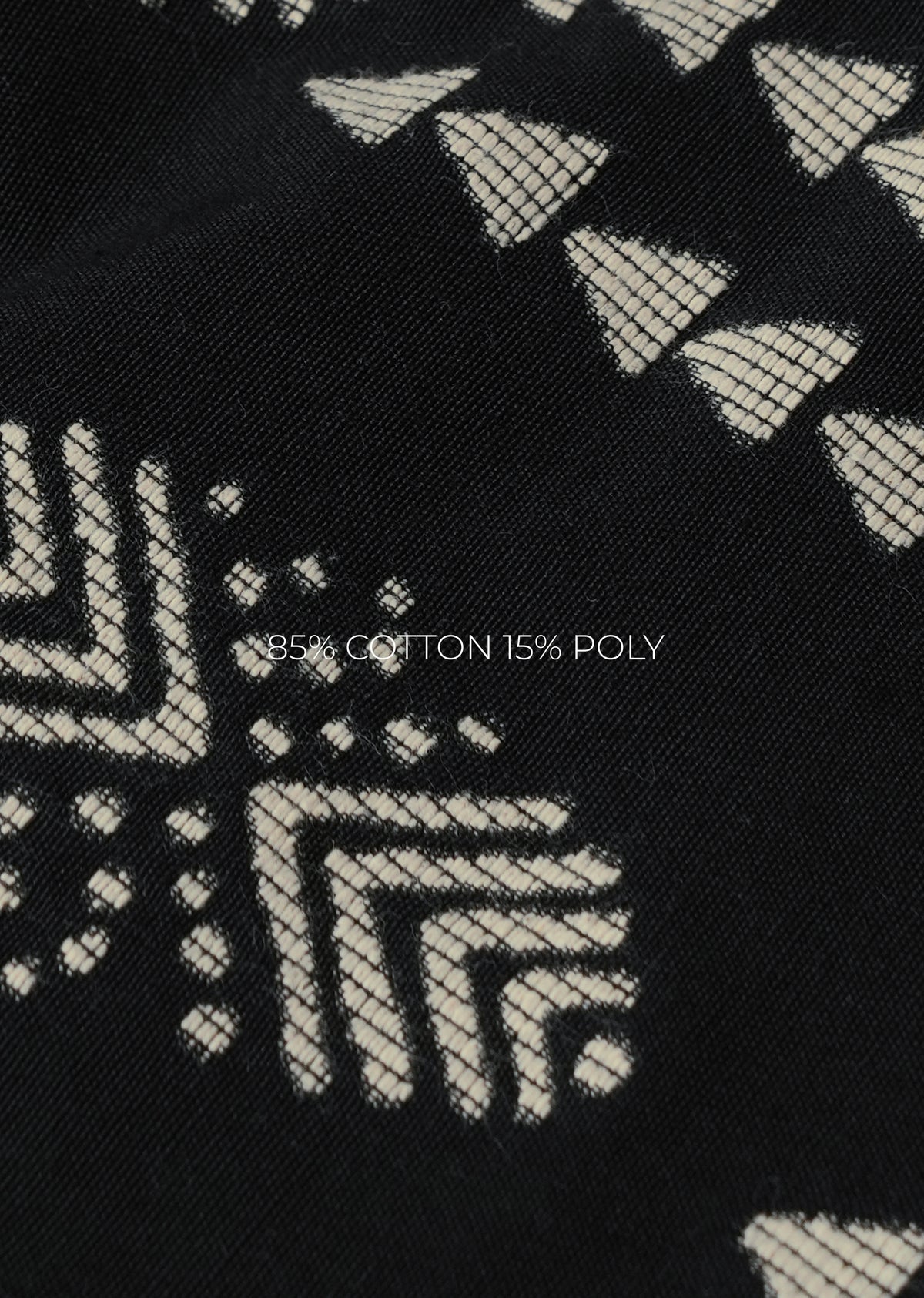 Black Aztec Jacquard Shirt