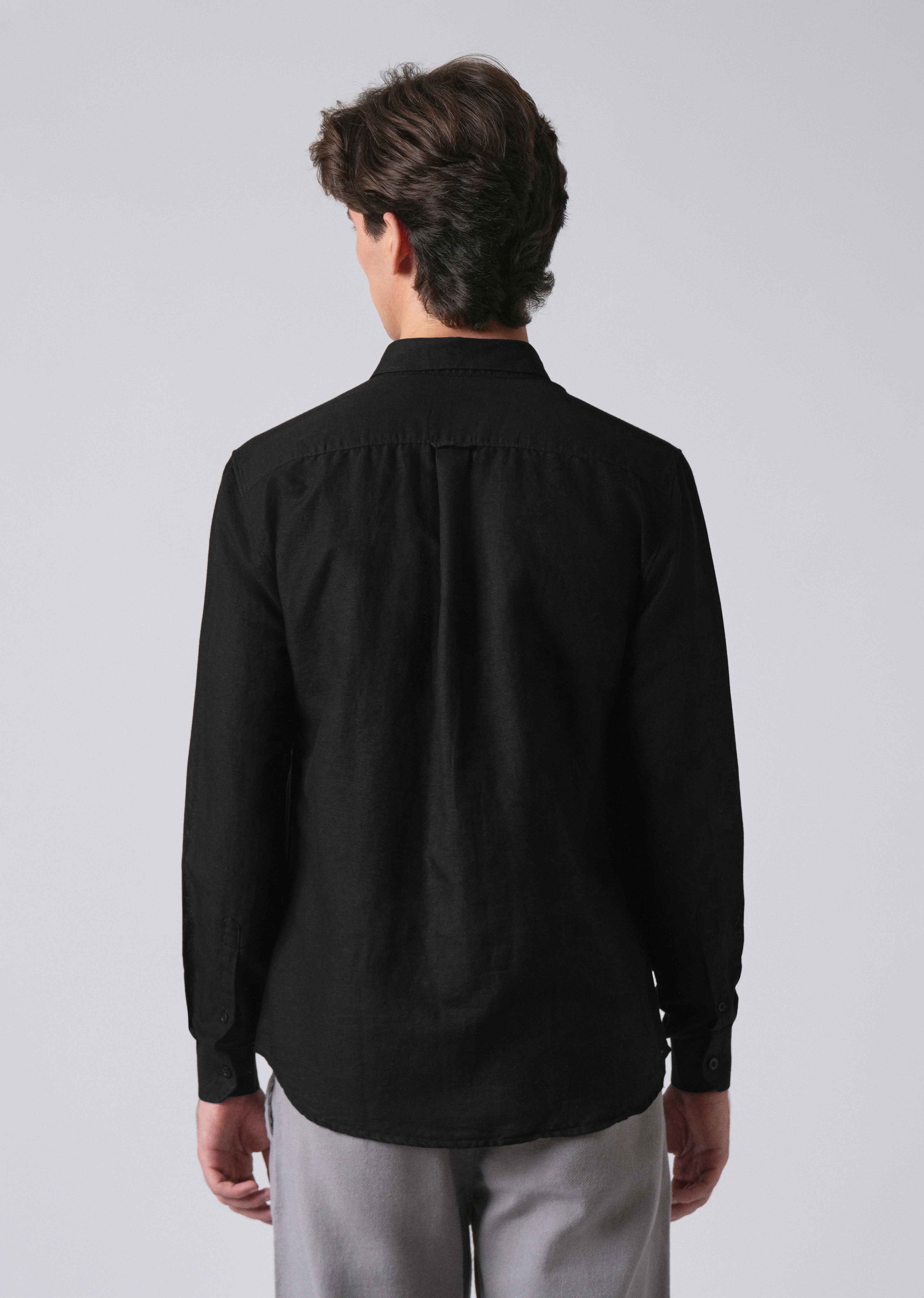 Black Linen Shirt