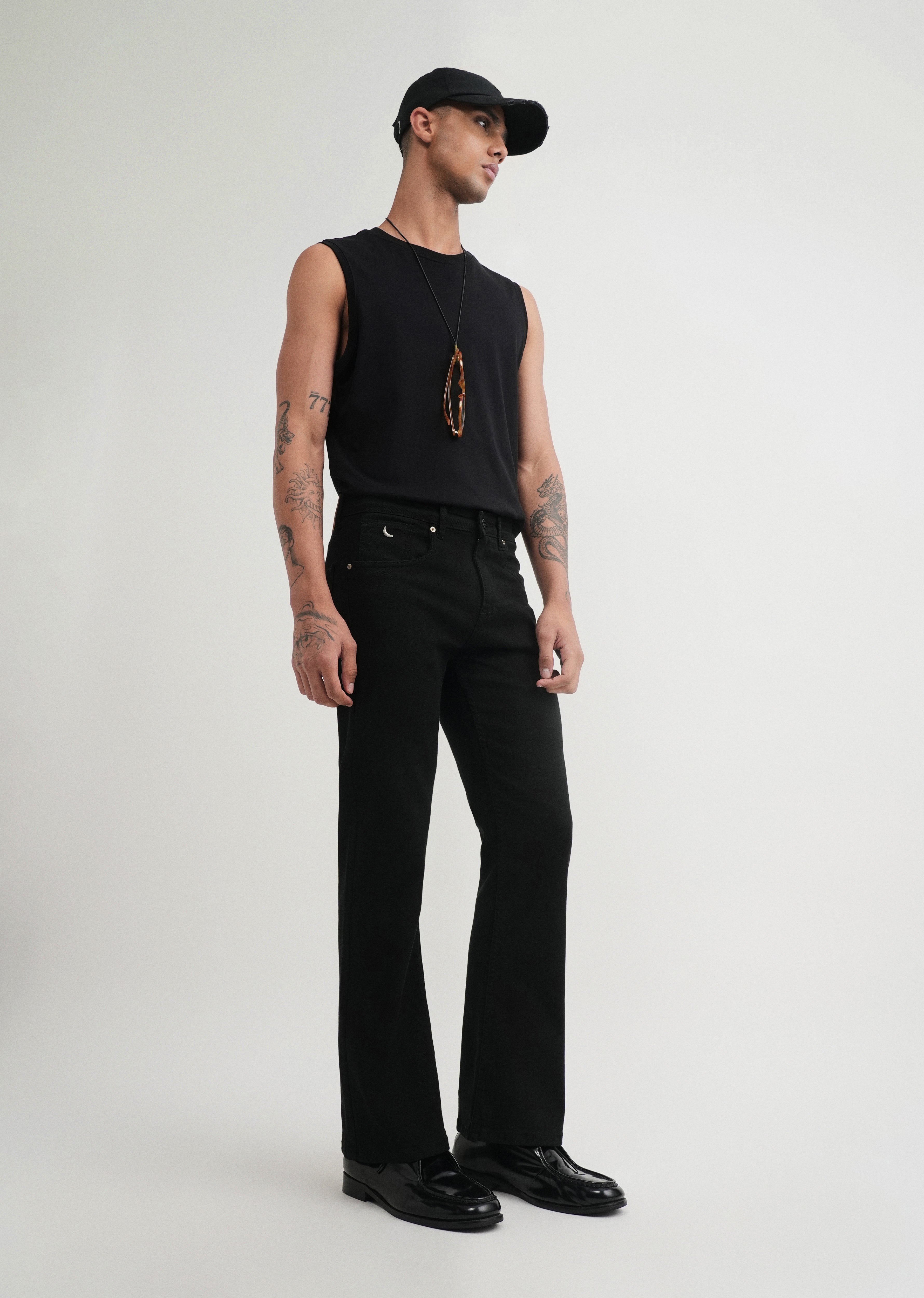 Black Bootcut Jeans