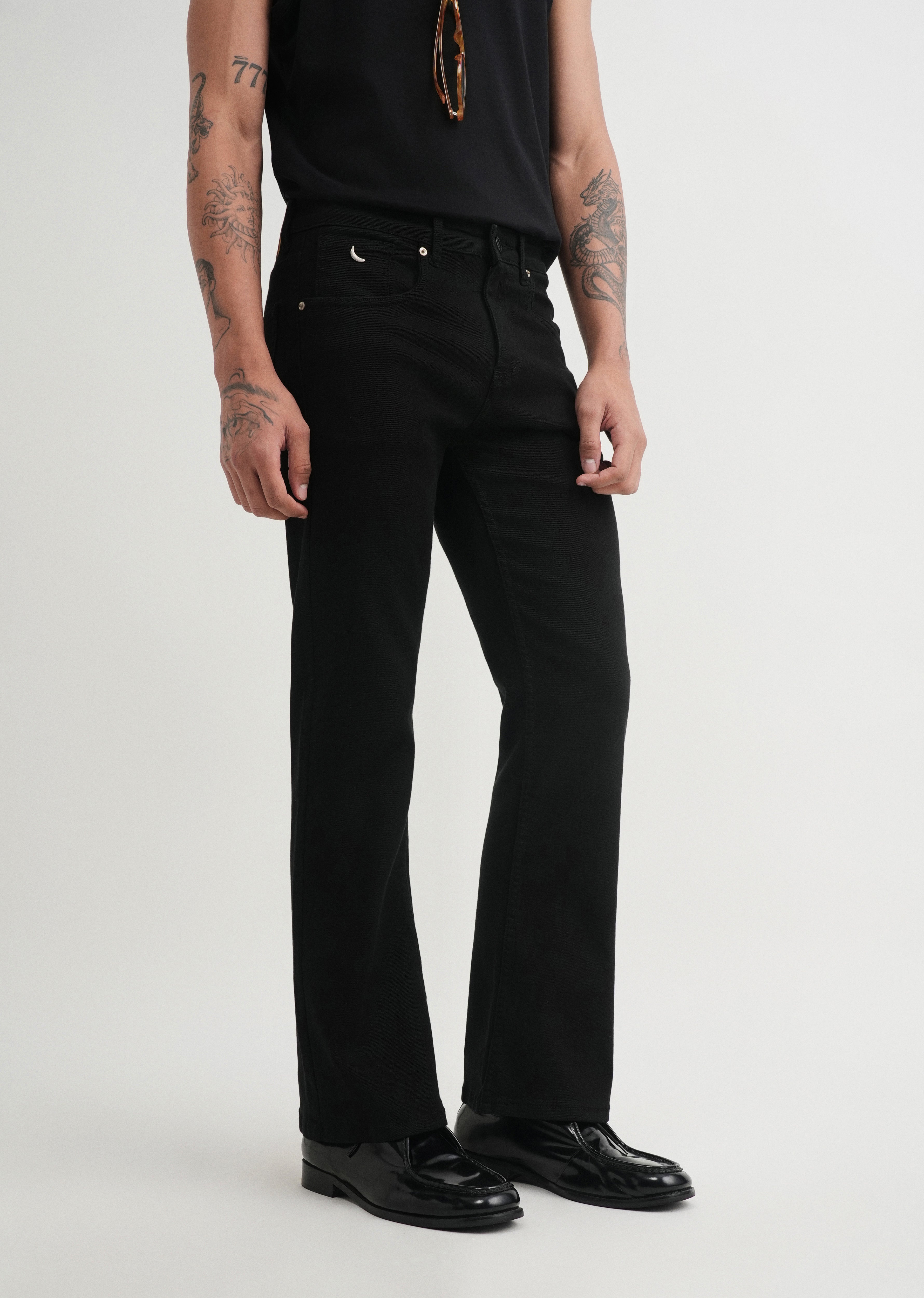 Black Bootcut Jeans