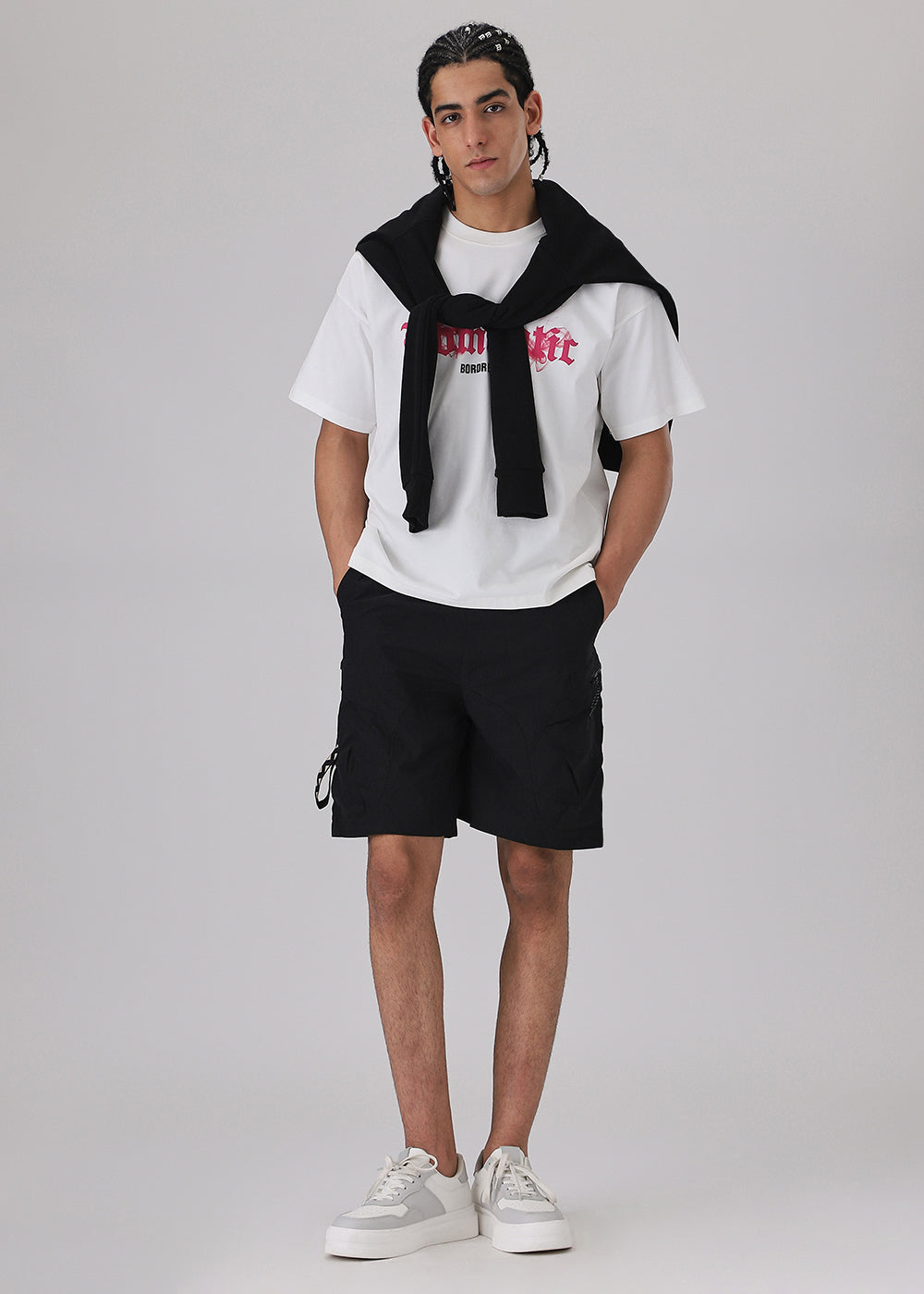 Black Cargo Shorts