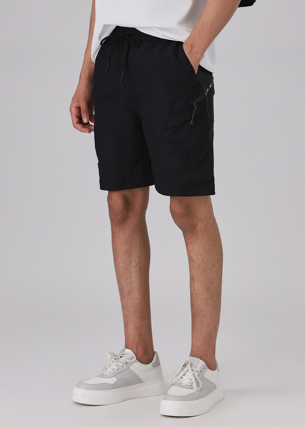 Black Cargo Shorts