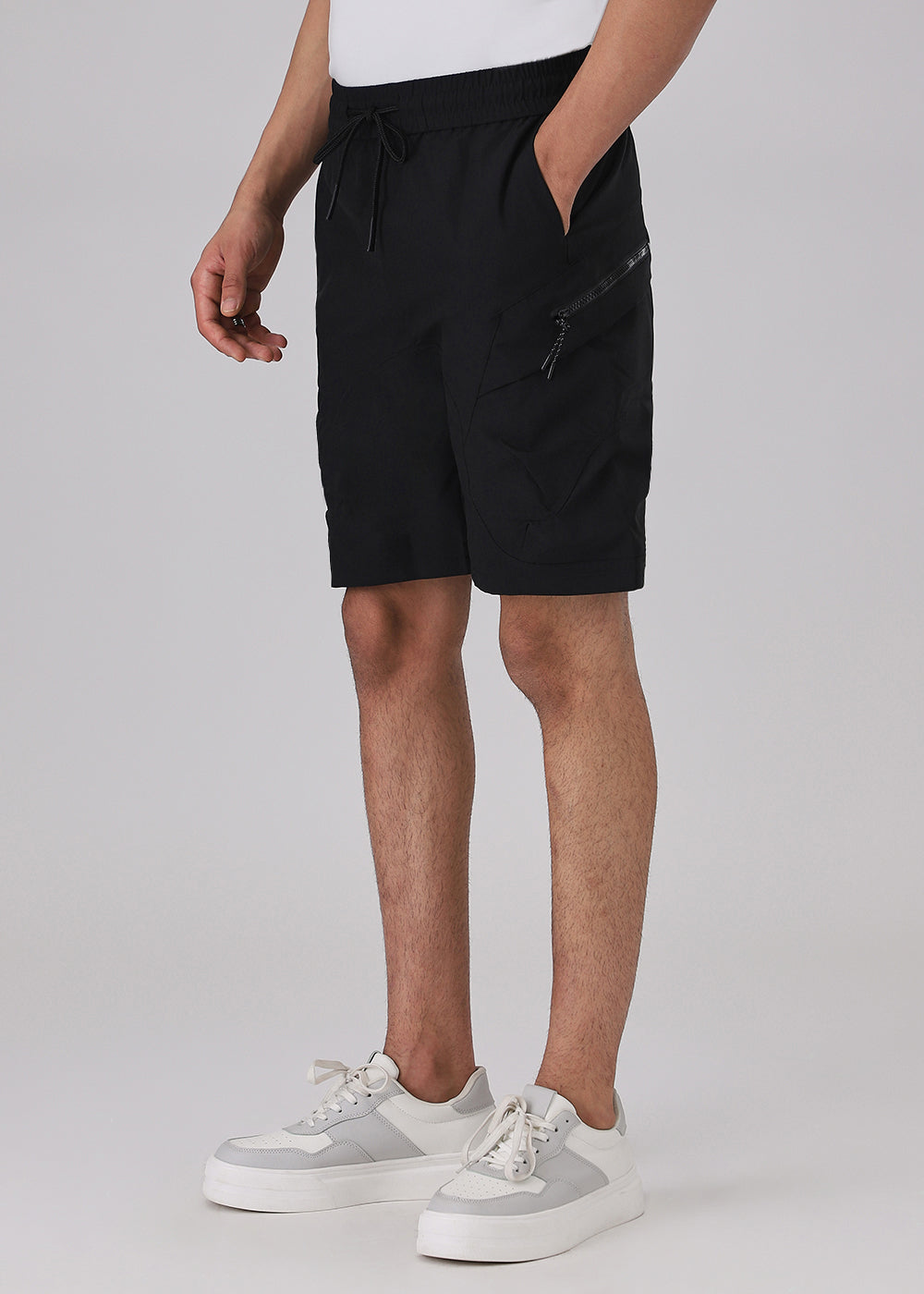 Black Cargo Shorts