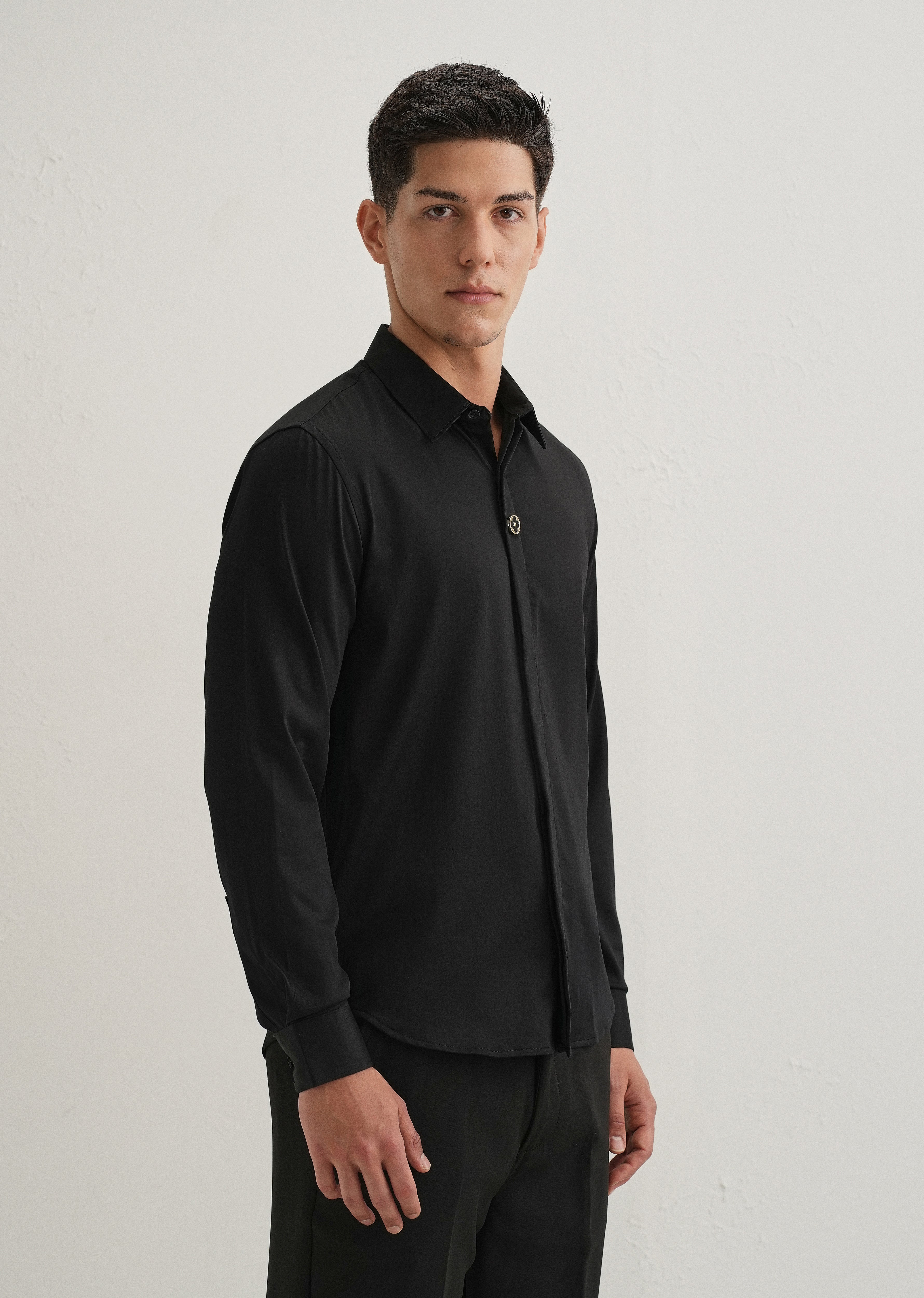 Black Clover Button Designer Shirt