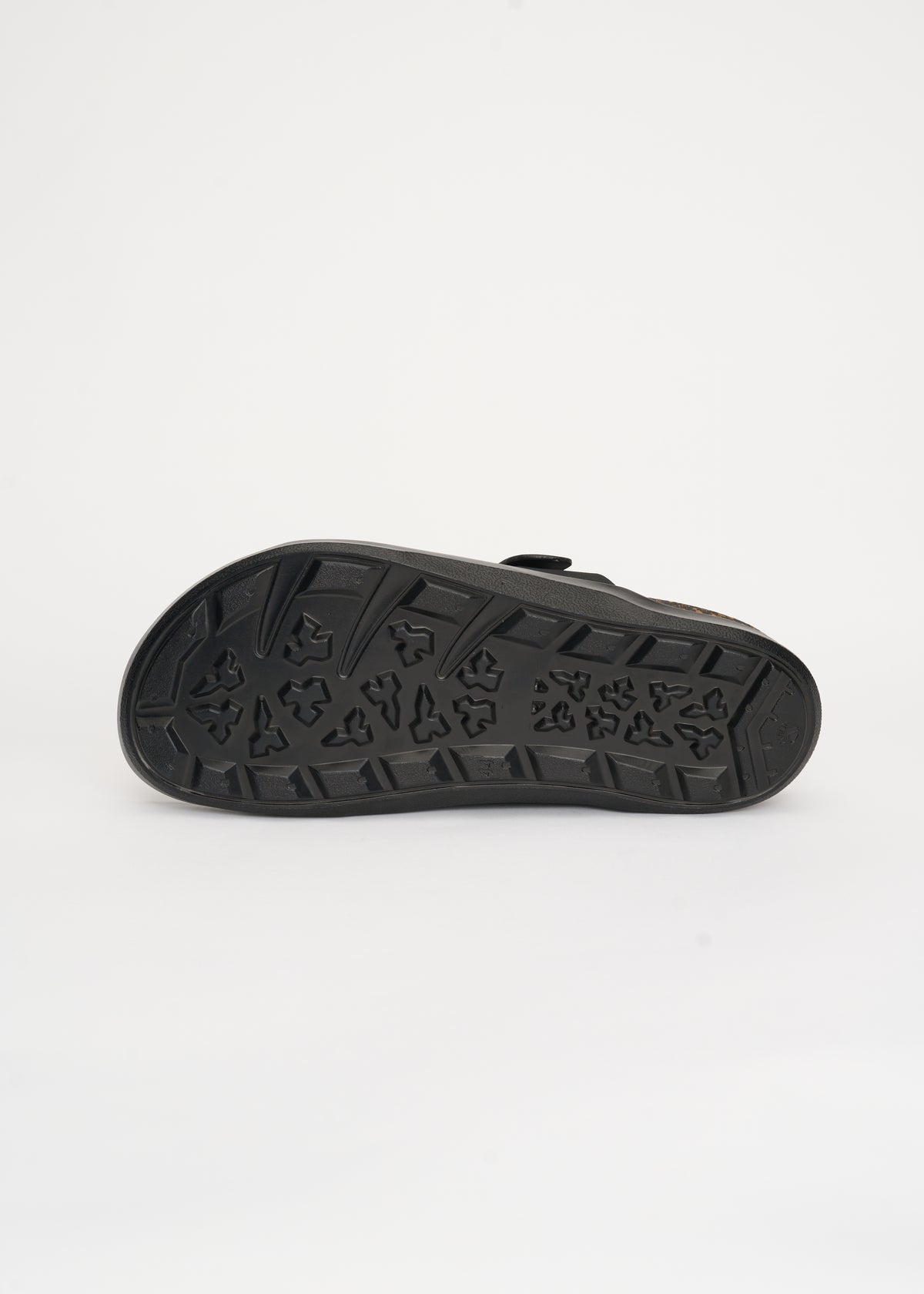 Black Double Strap Comfort Sandals