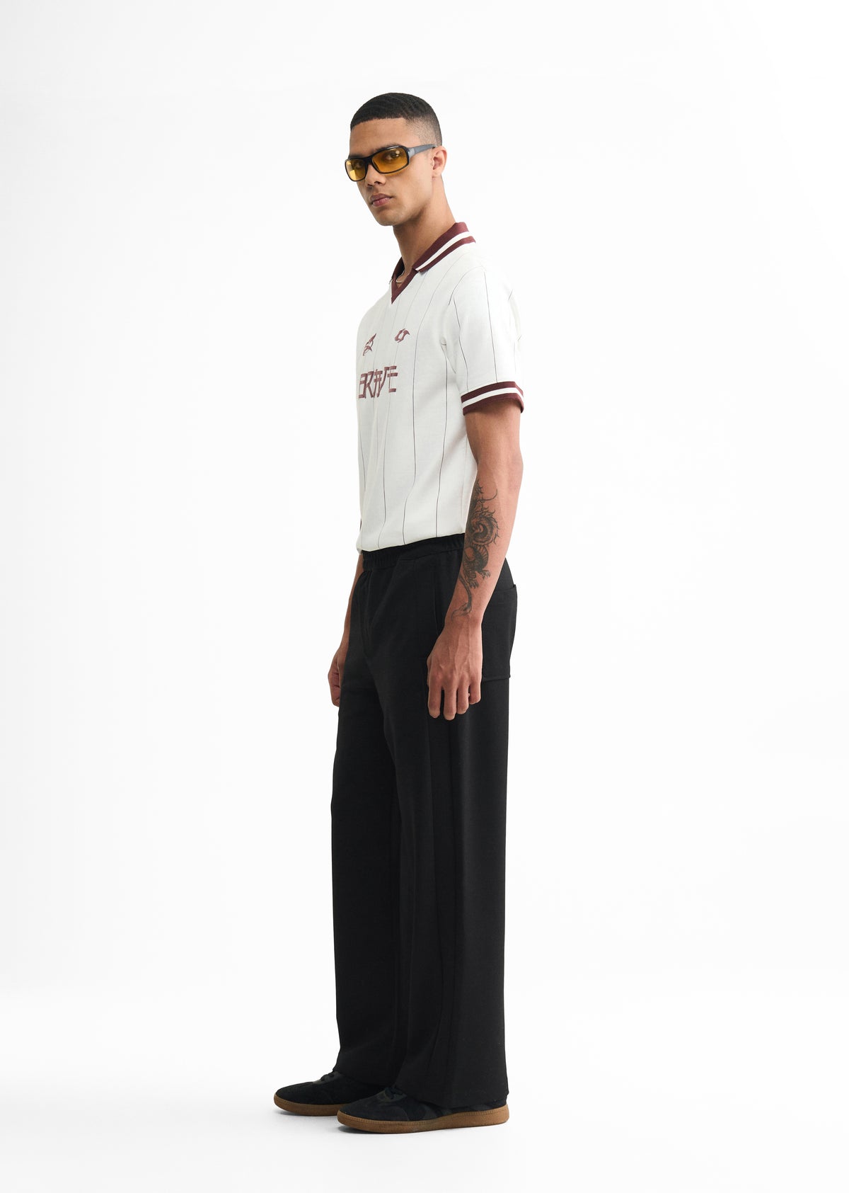 Black Elasticated Drawstring Joggers
