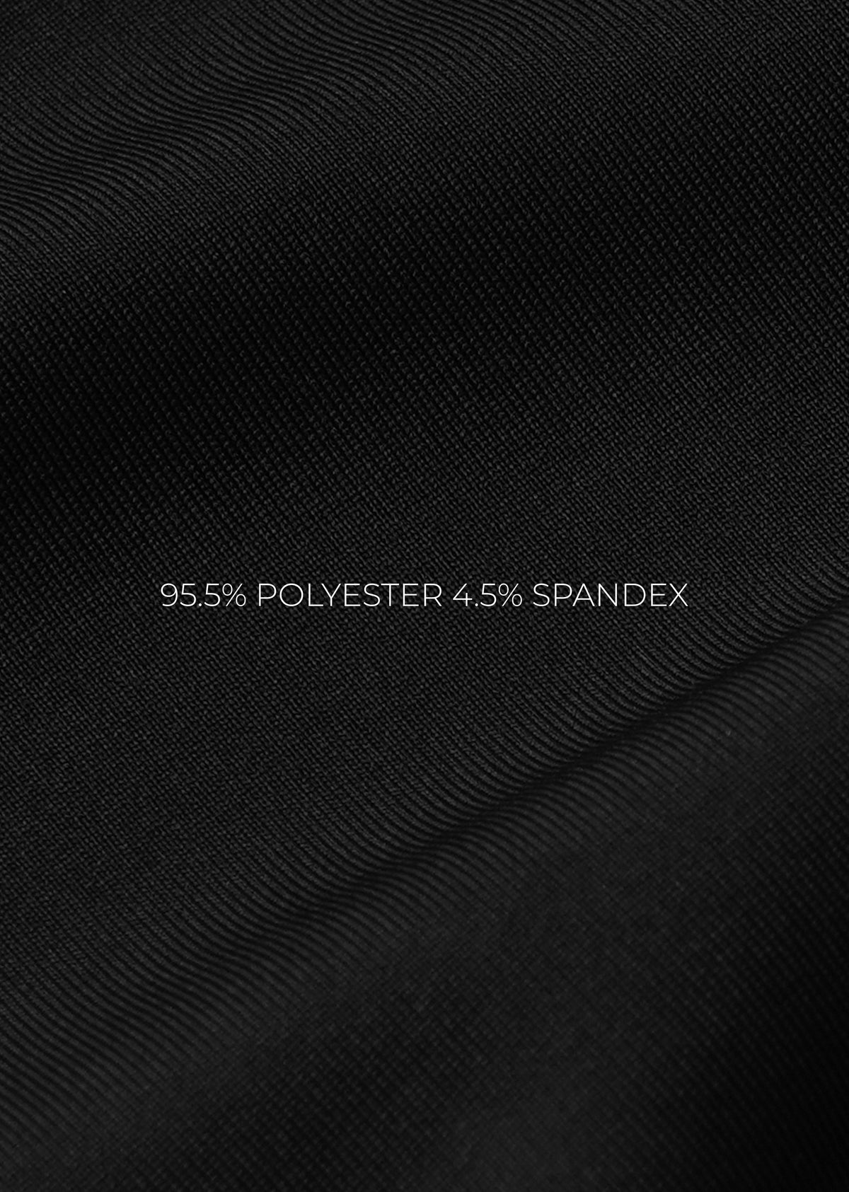Black Elasticated Regular Fit Pant