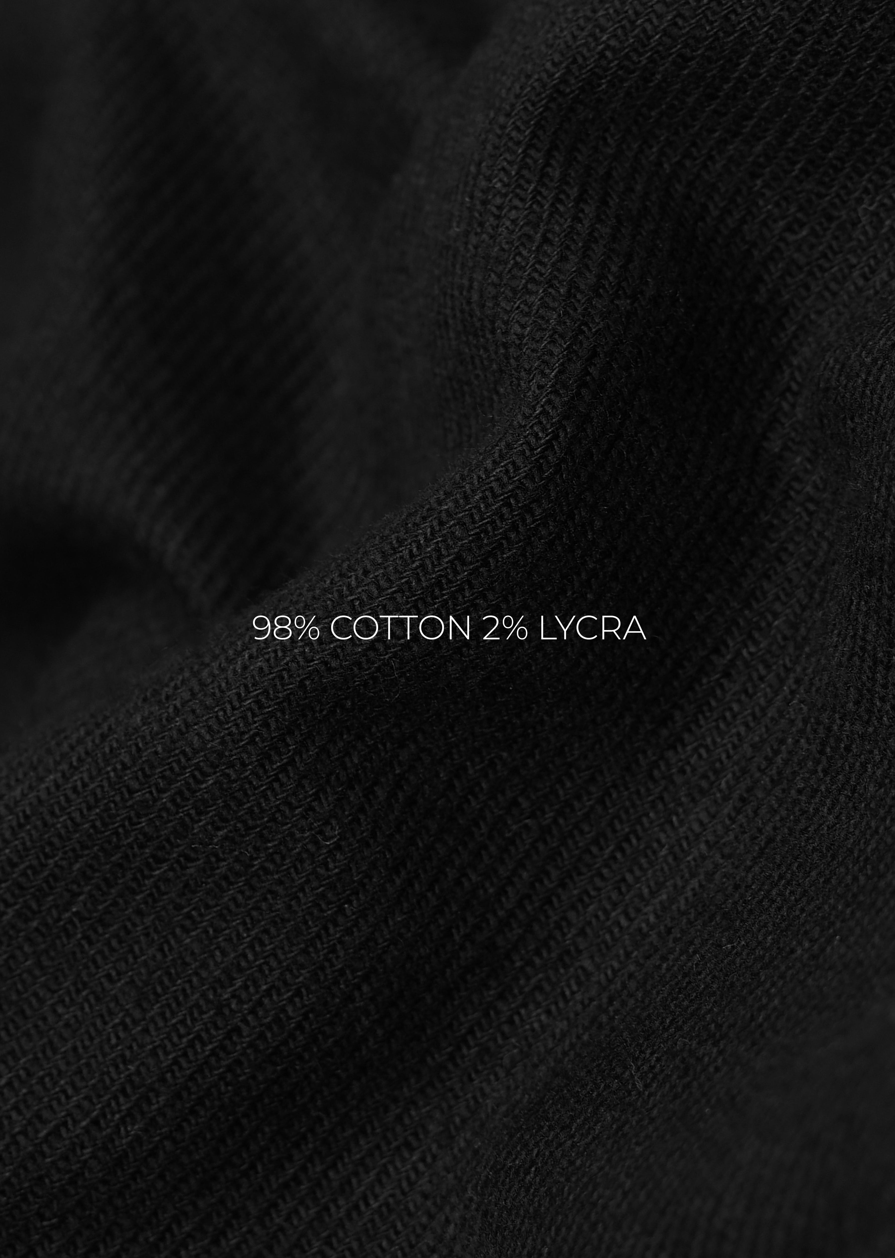 Black Elasticated Relaxed Fit Cargo Pant