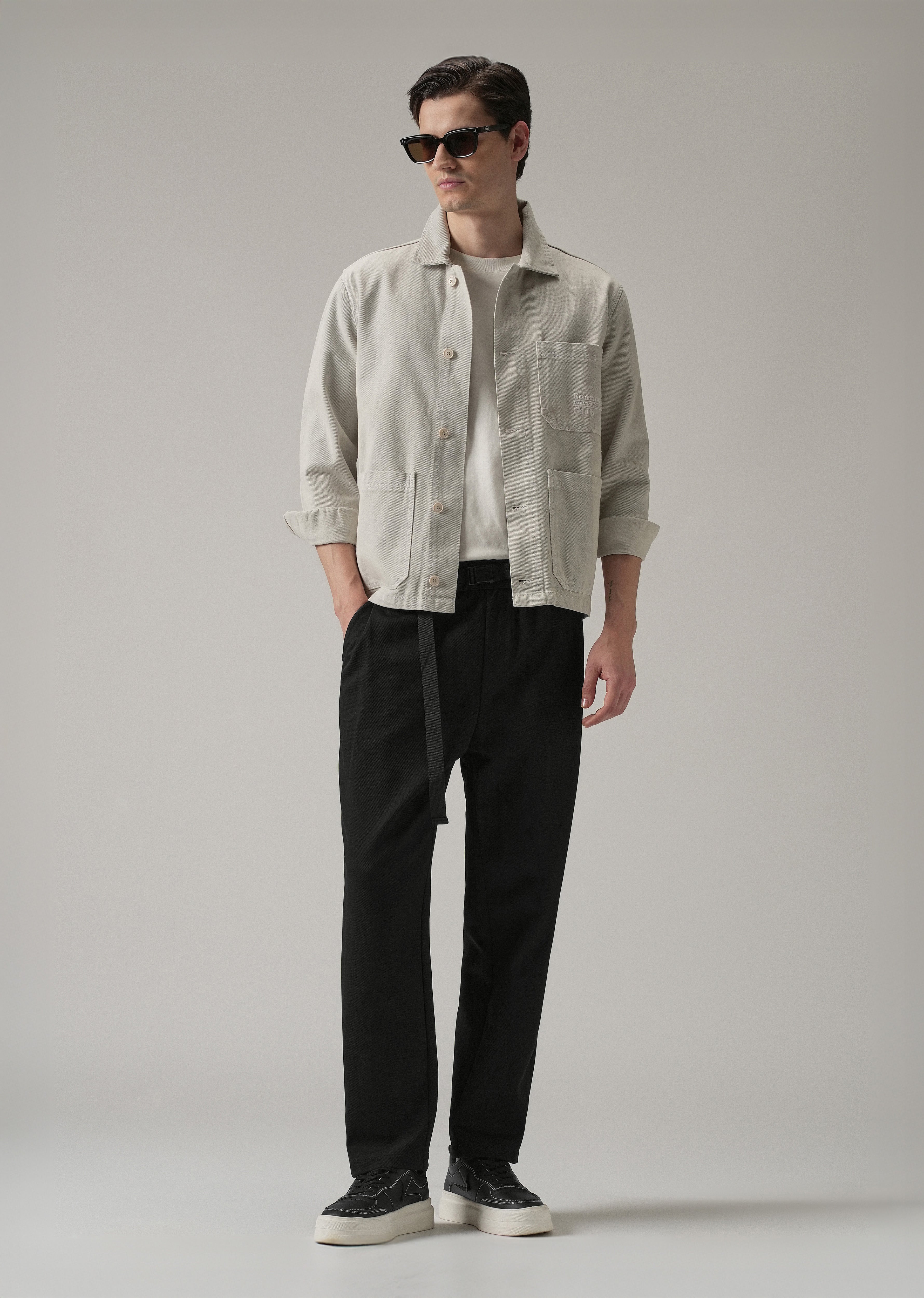 Black Twill Pants