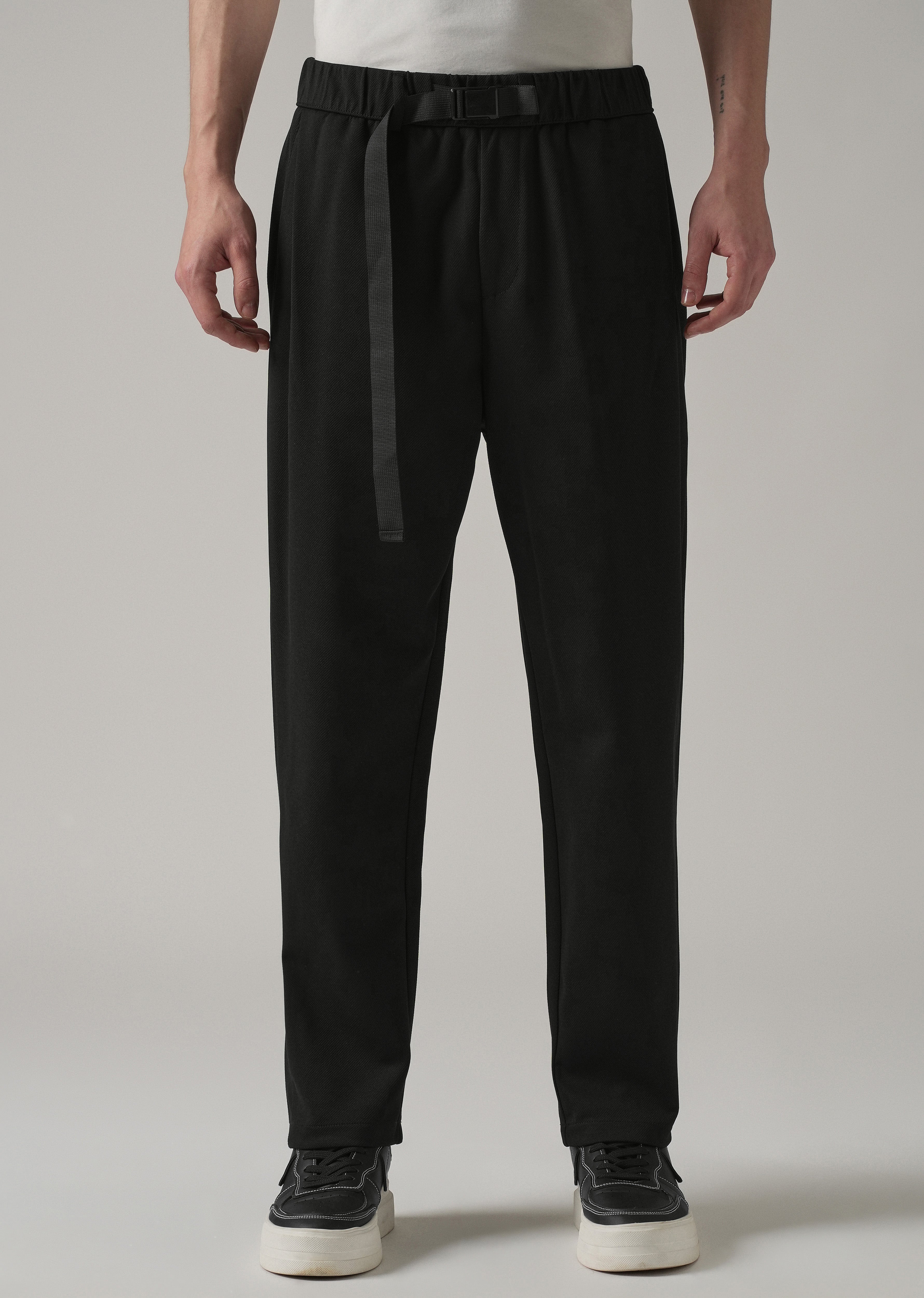 Black Twill Pants