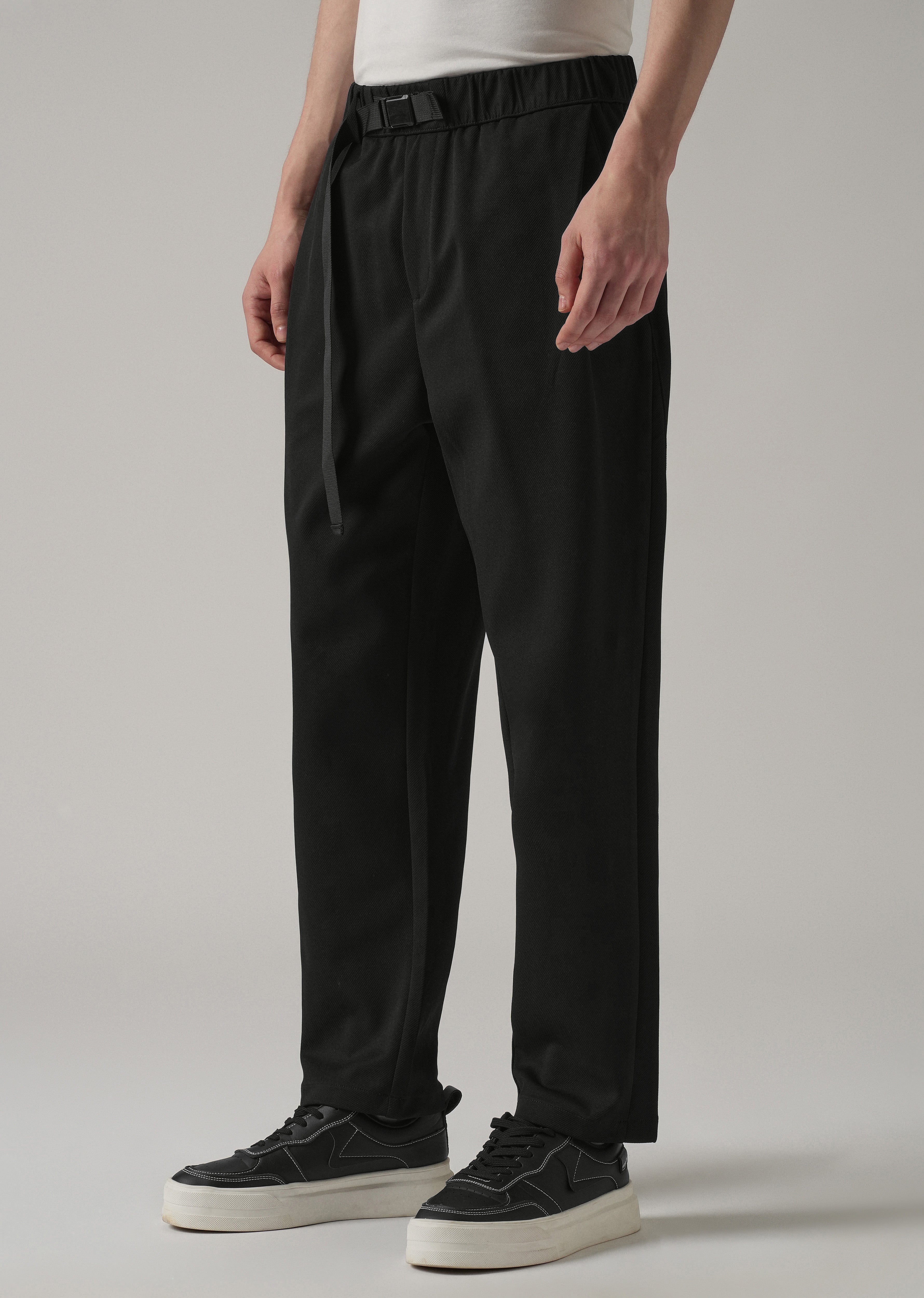 Black Twill Pants