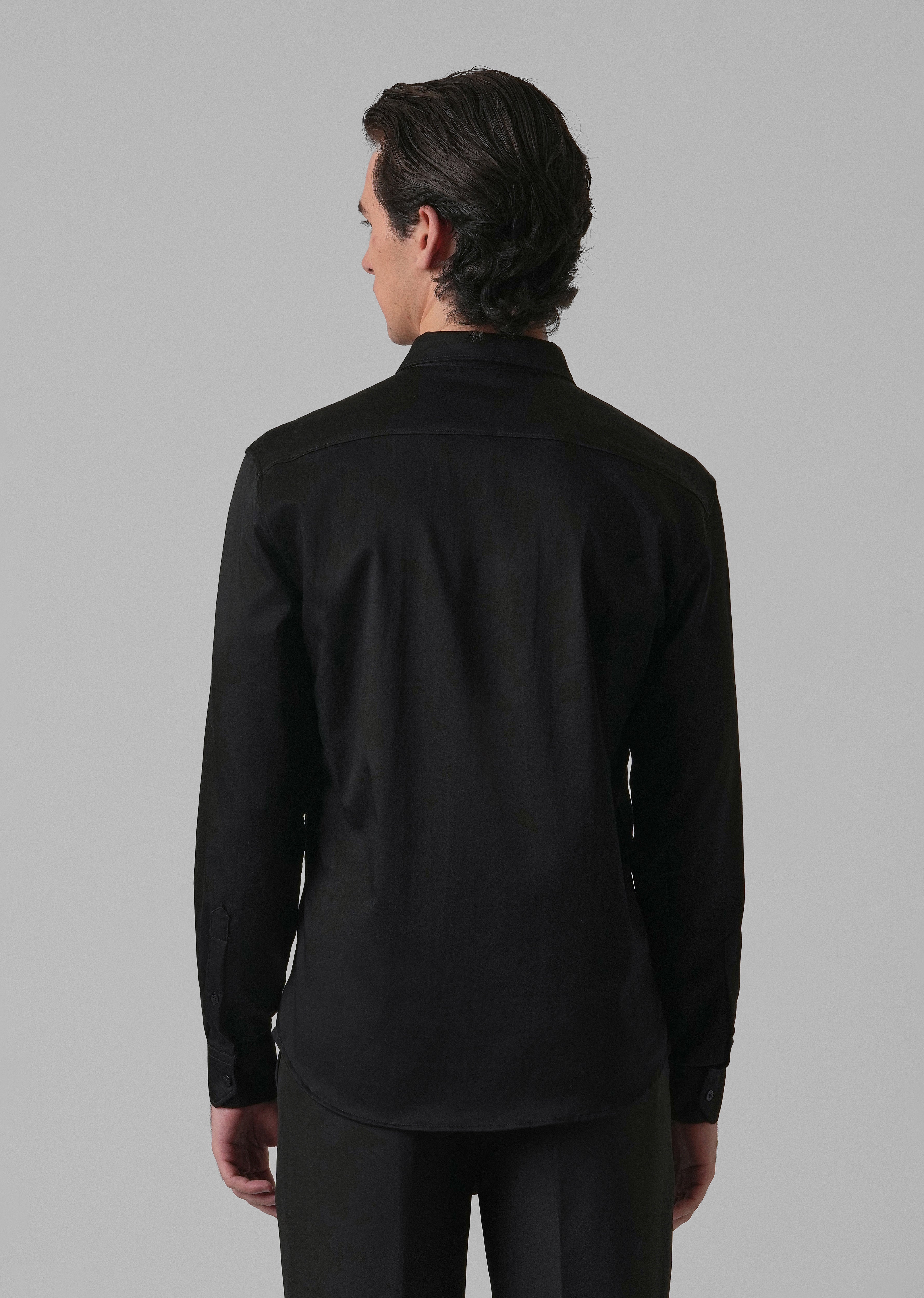 Black Handcrafted Designer Shirt