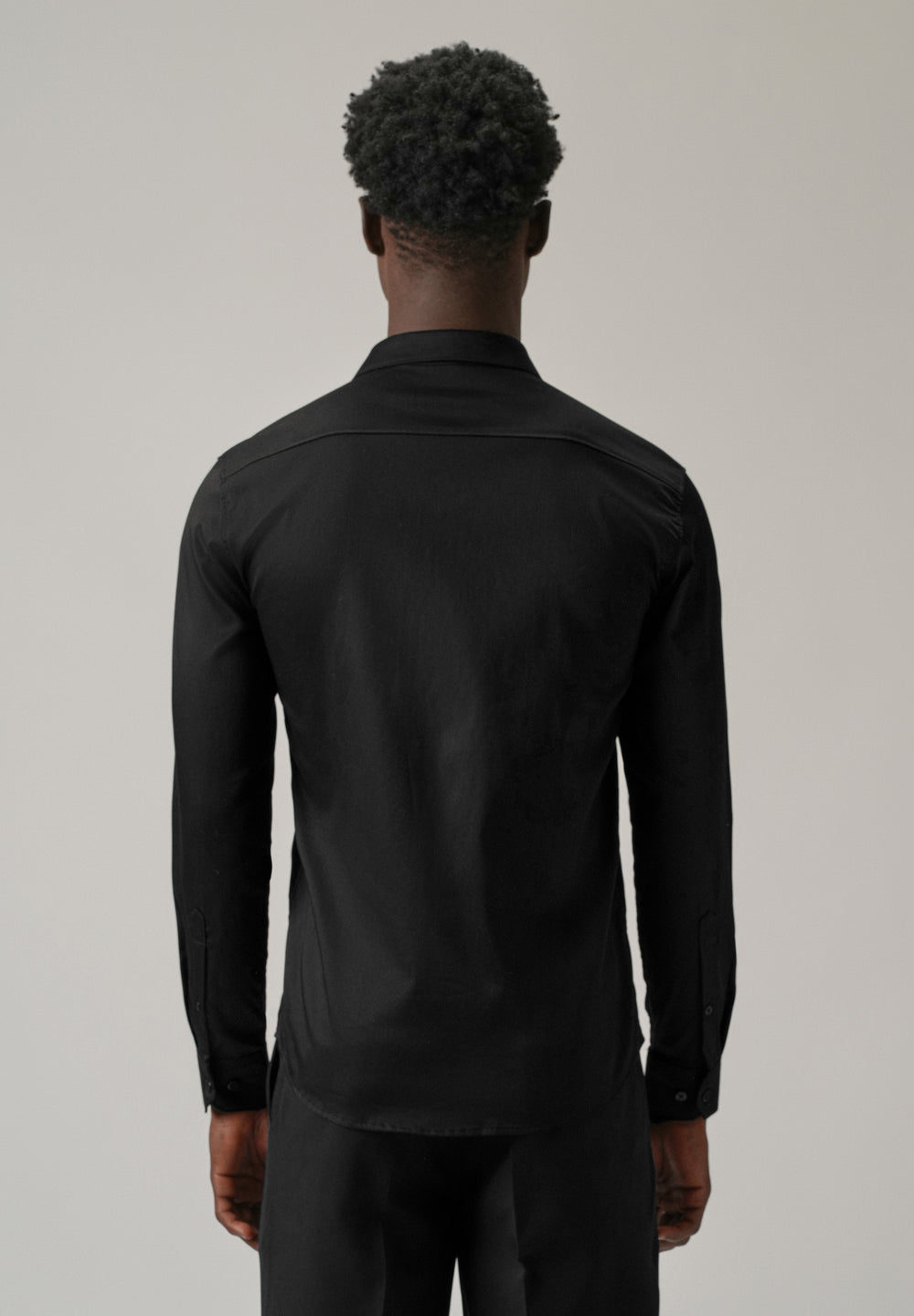 Black Handcrafted Dragon Designer Shirt