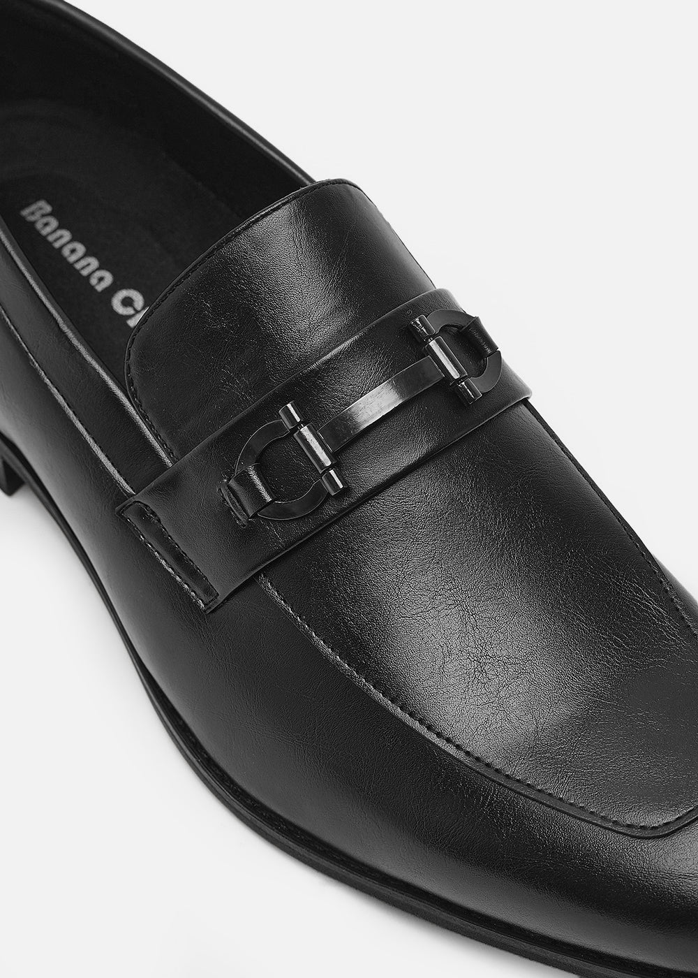 Black Horsebit Loafers