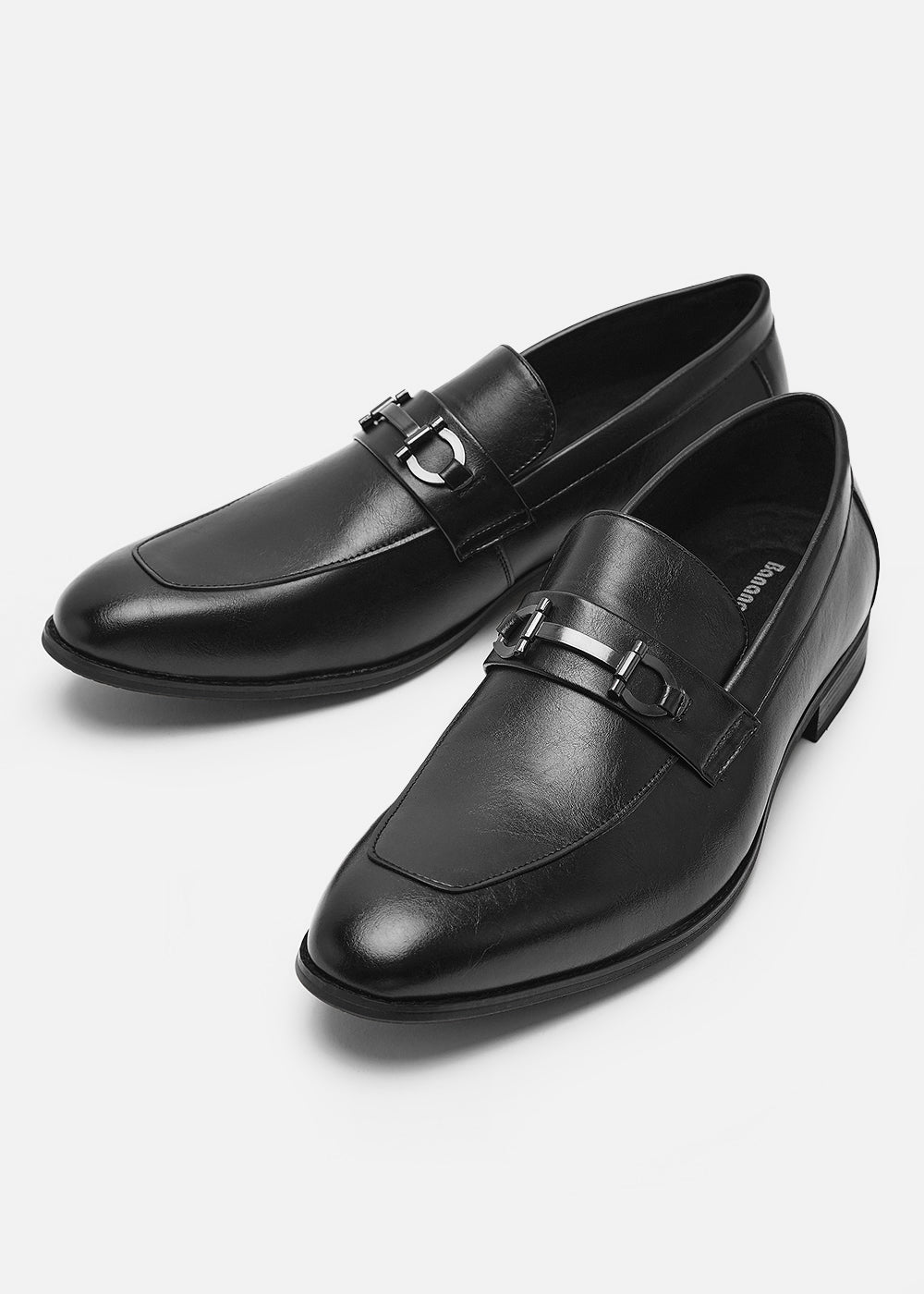 Black Horsebit Loafers