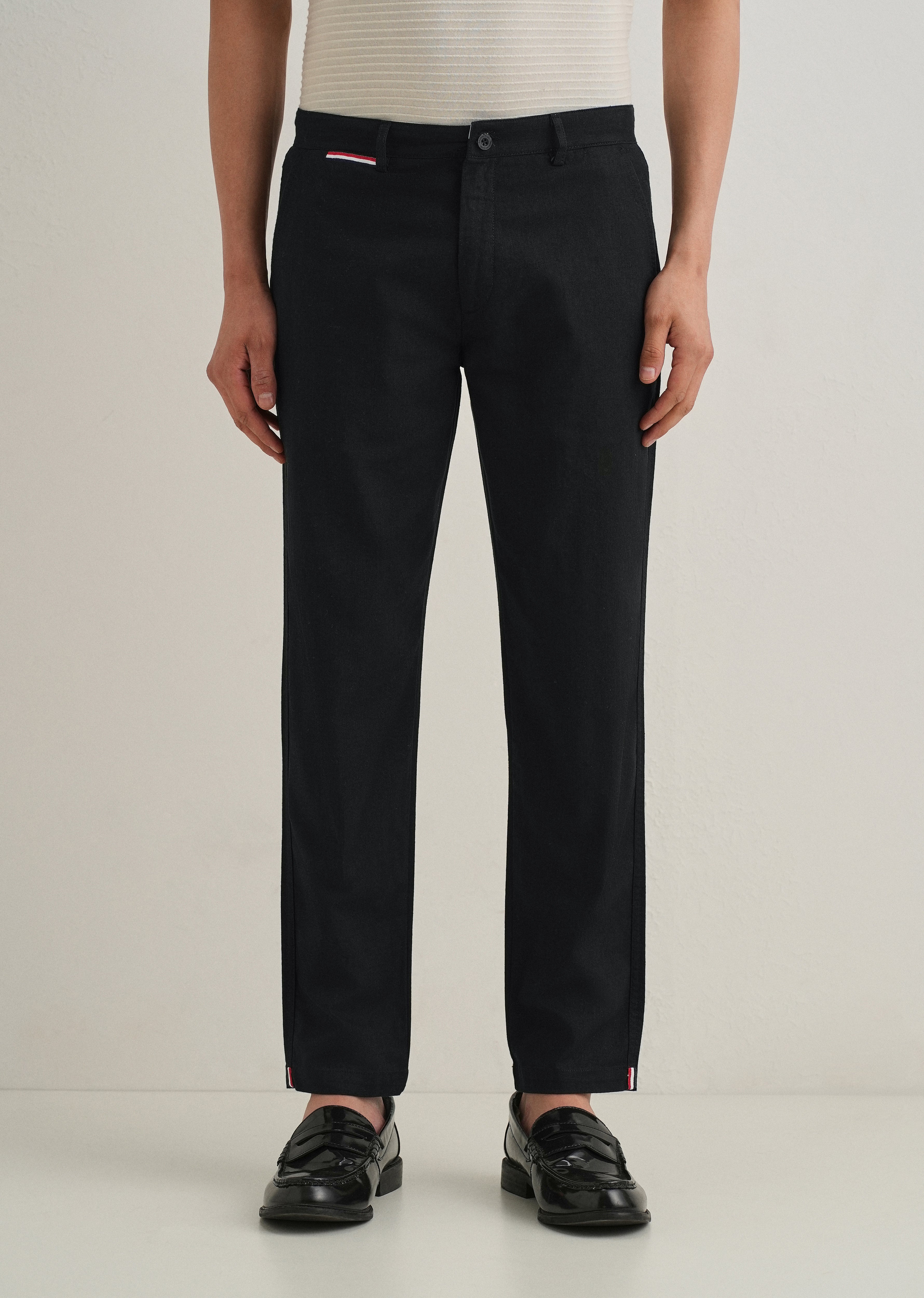 Black Linen Trouser