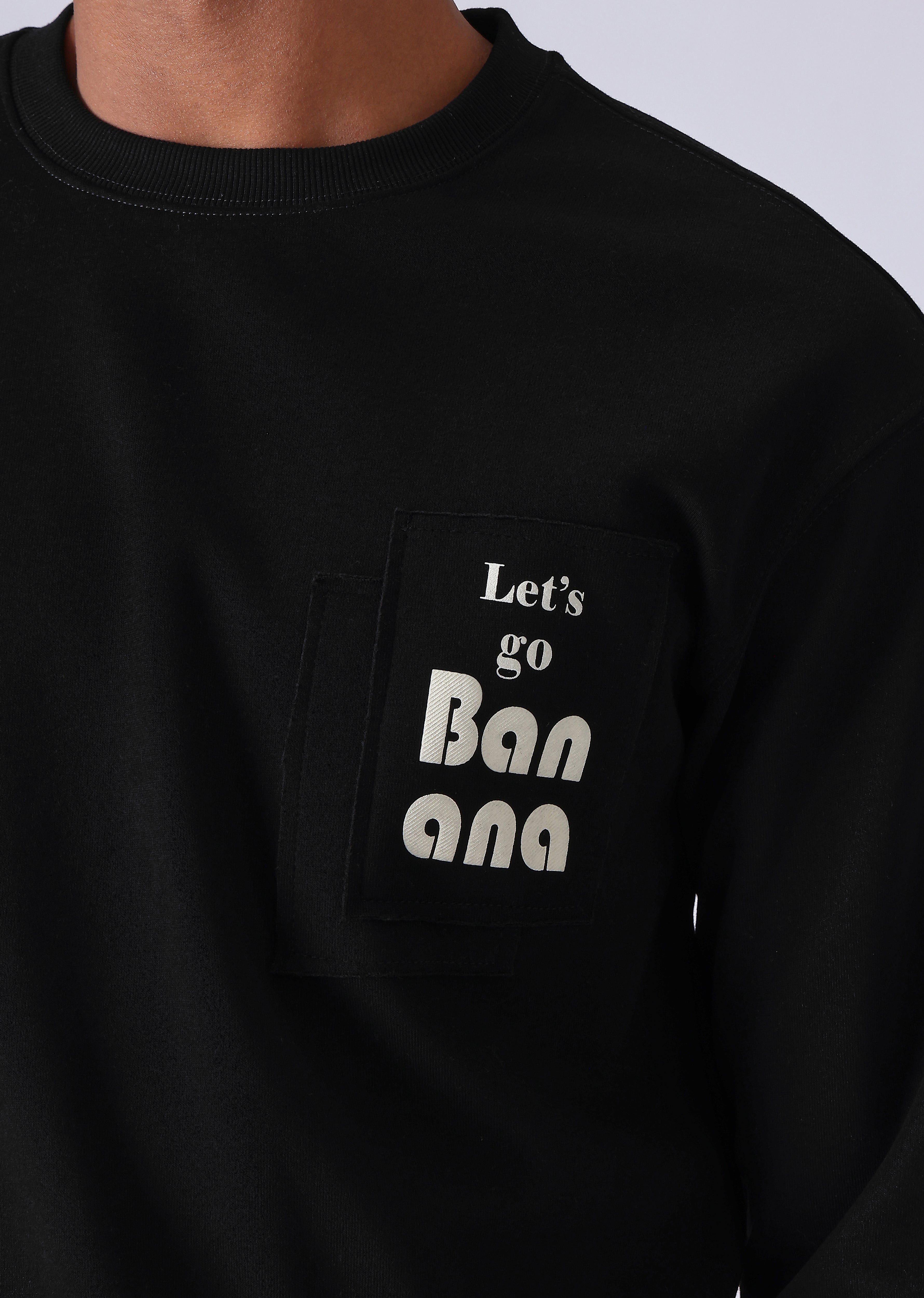 Black Patch Sweatshirt