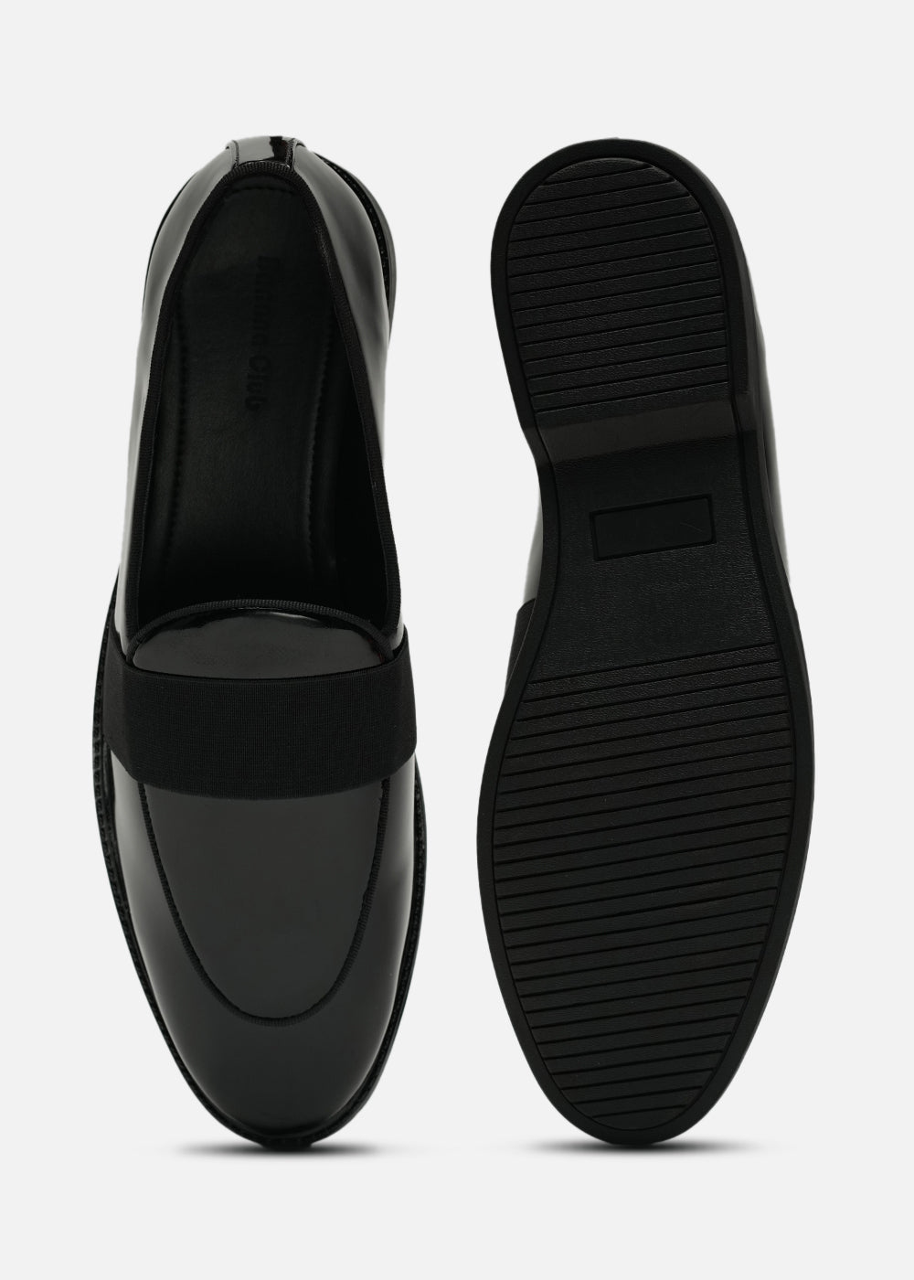 Black Patent Band Loafers