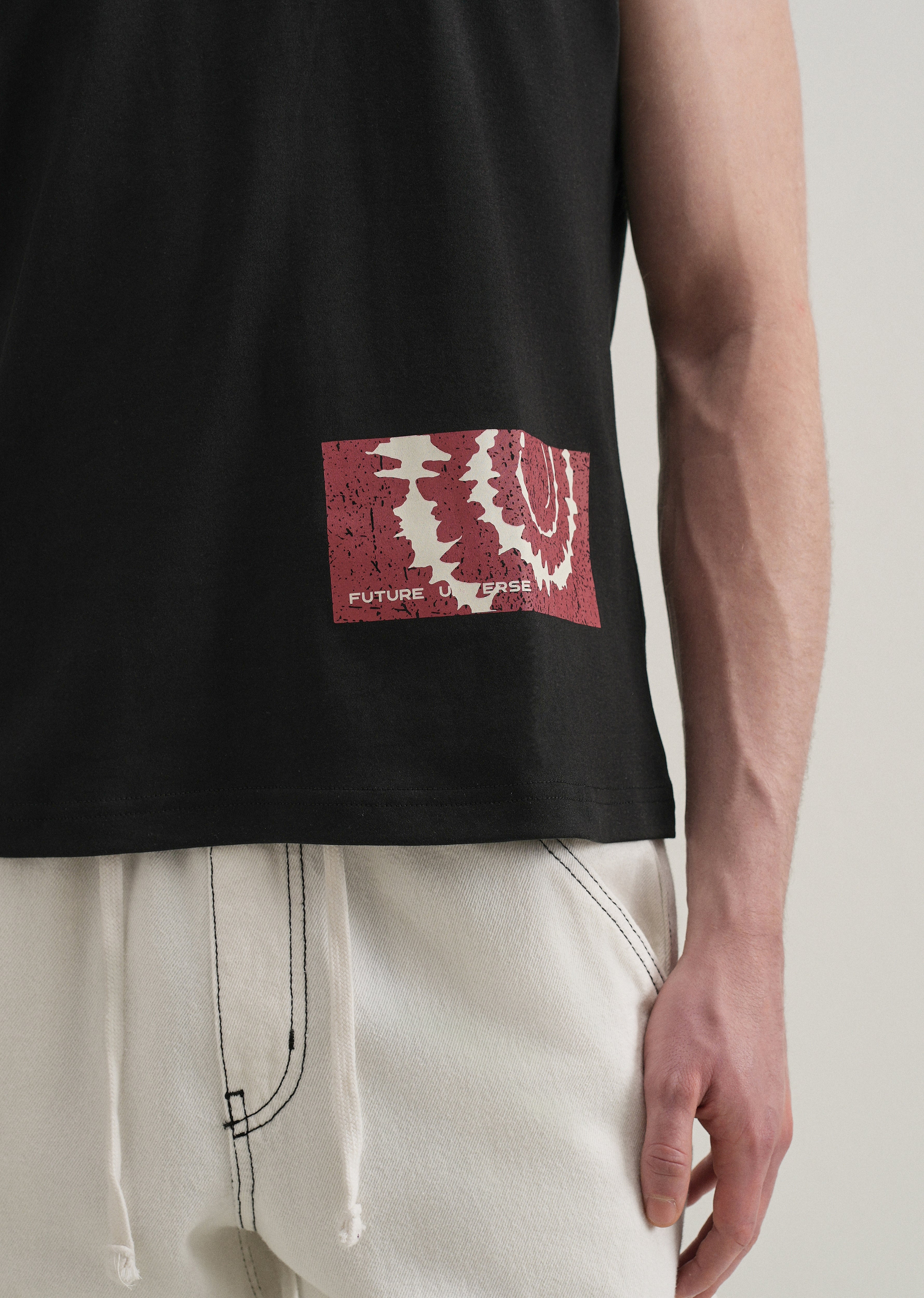 Black Printed Tank