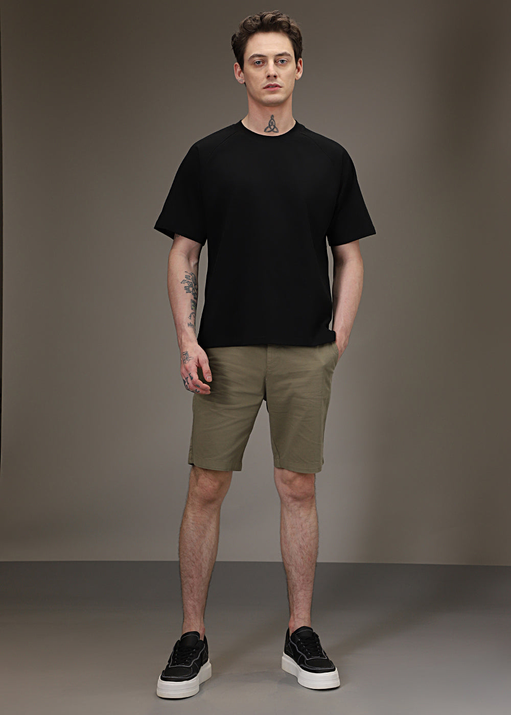 Black Raglan Oversized T-shirt