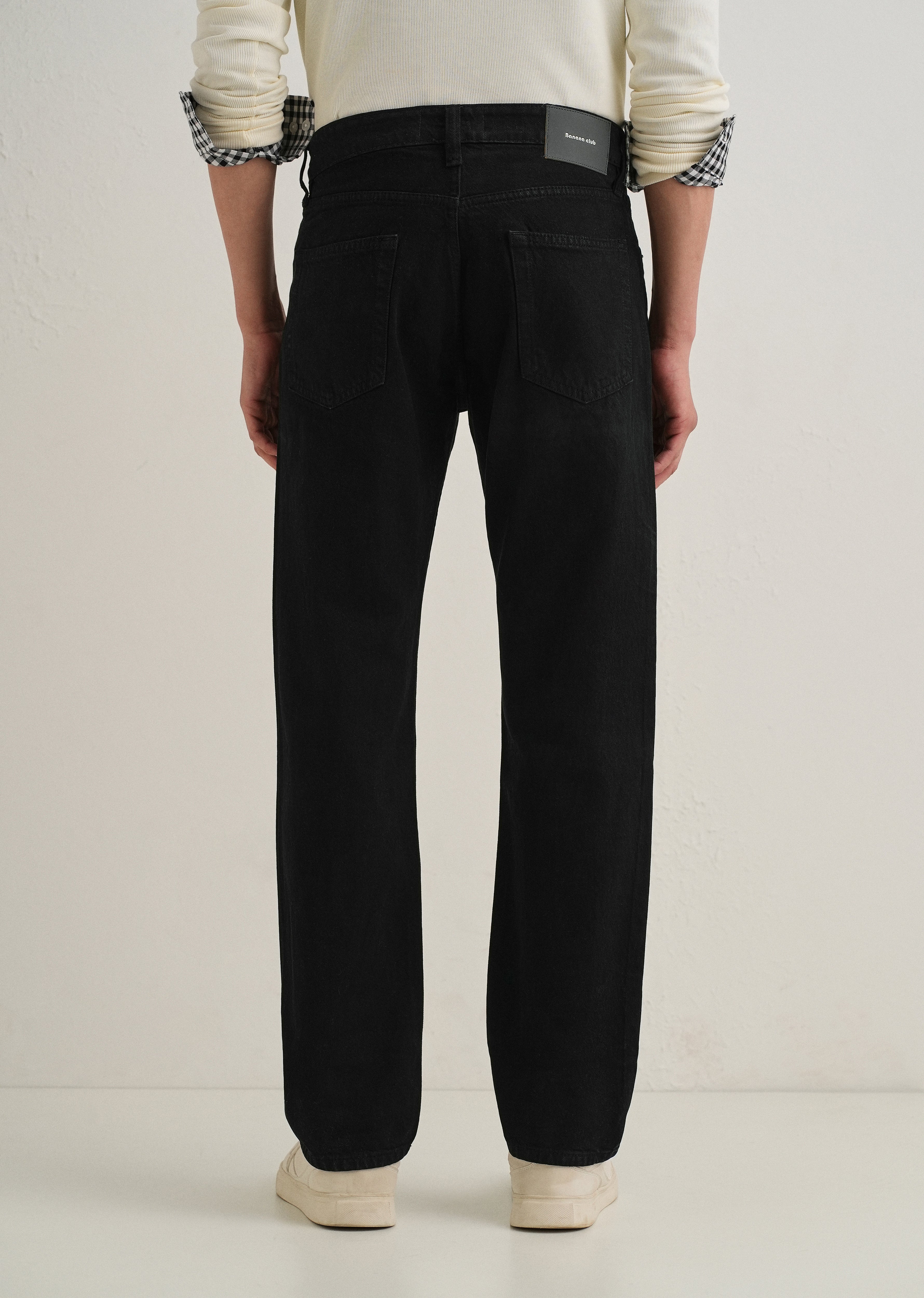 Black Regular Fit Denim