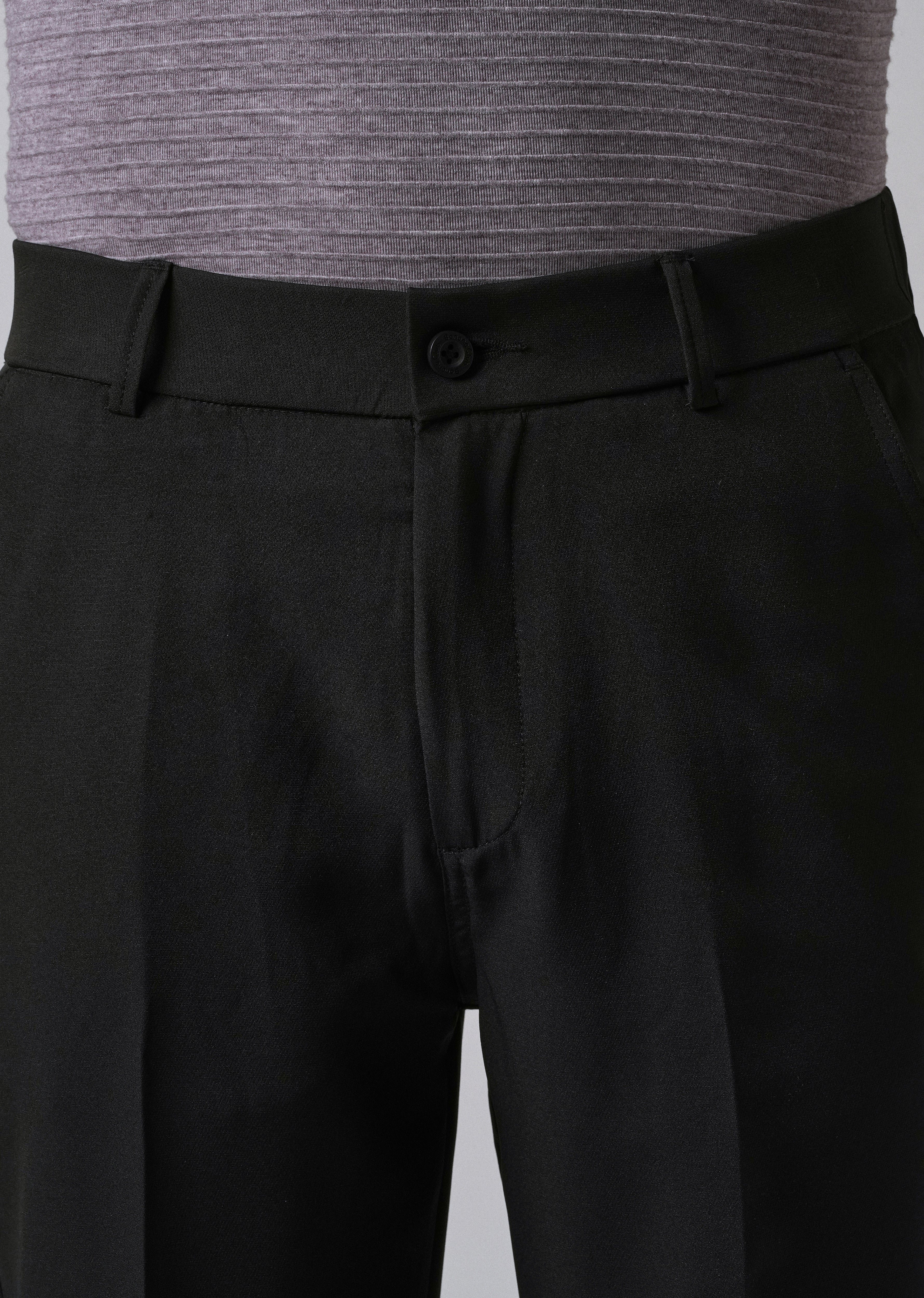 Black Relaxed Fit Trousers