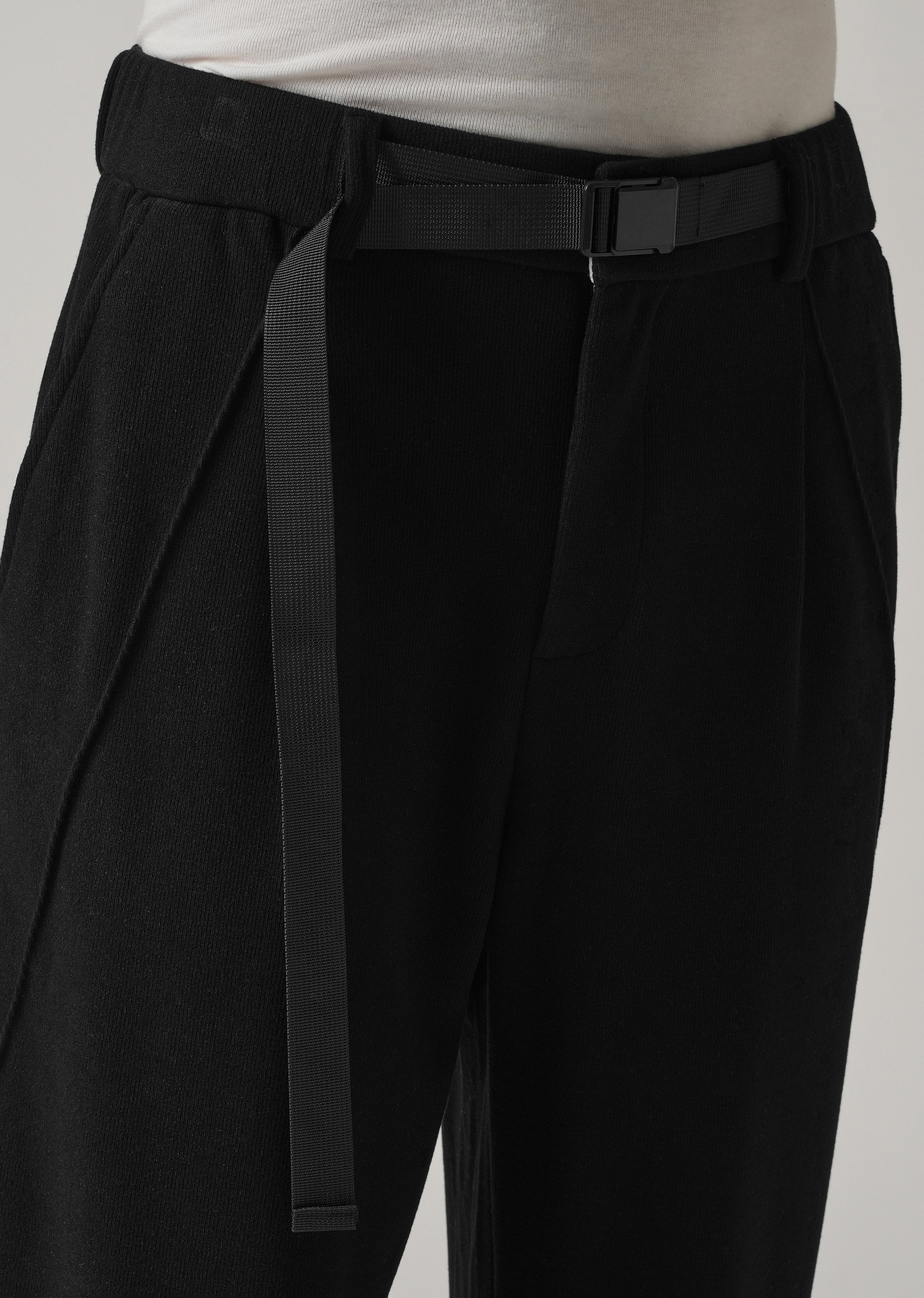 Black Corduroy Relaxed Fit Pant