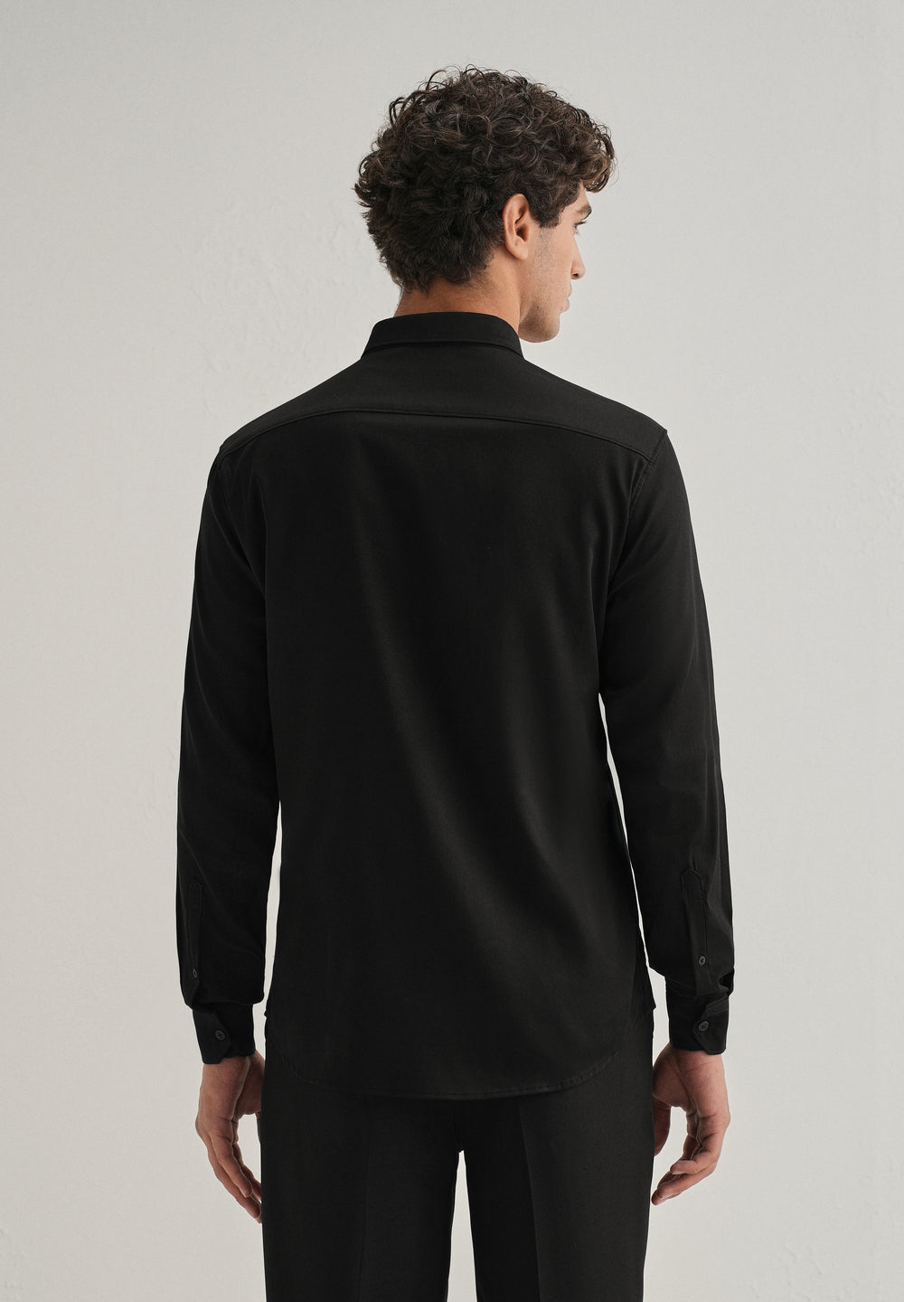 Black Sequence Star Designer Shirt