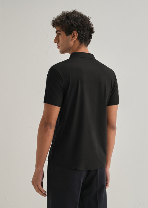 Black Stripe Seamless Shirt