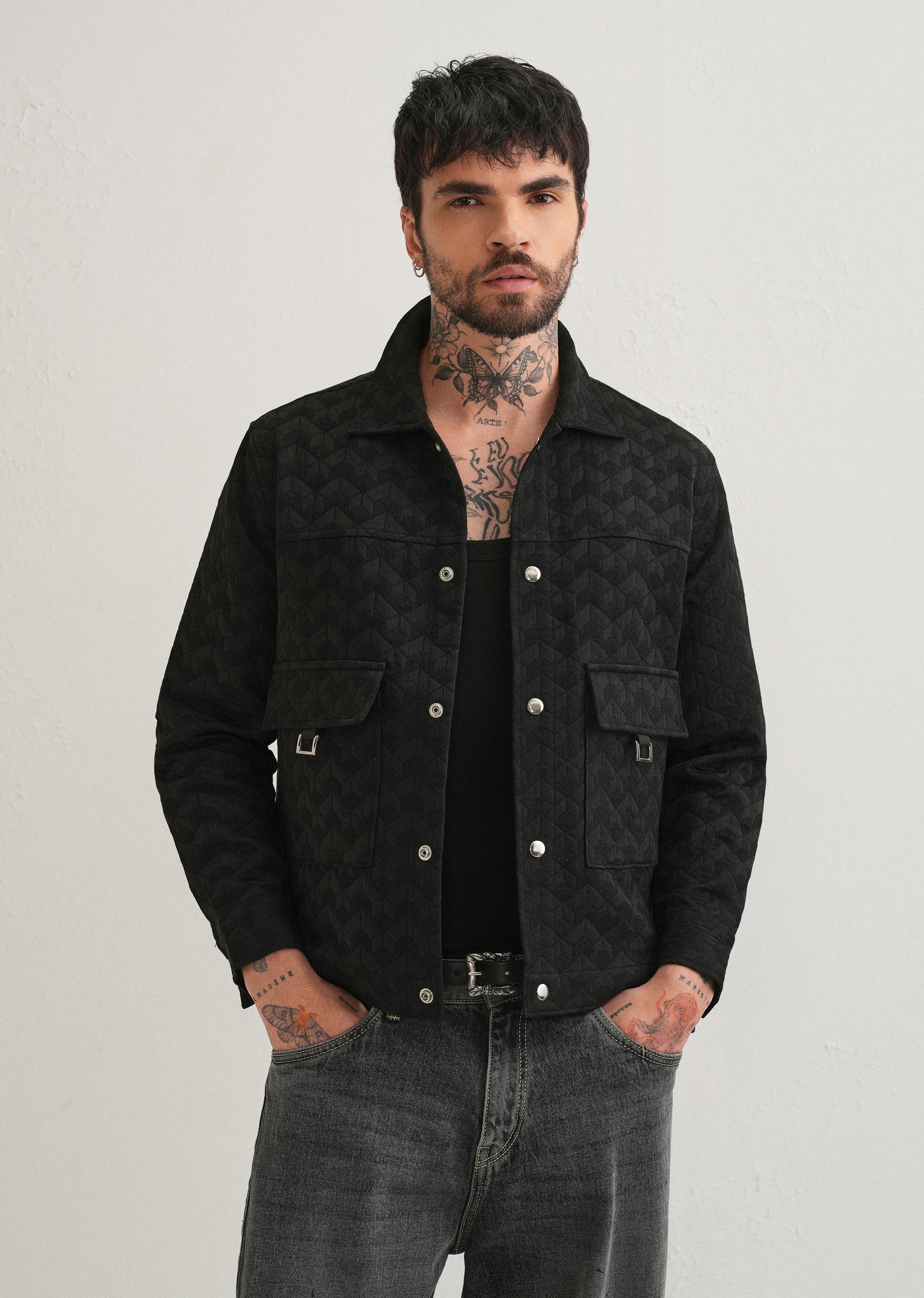 Black Utility Shacket