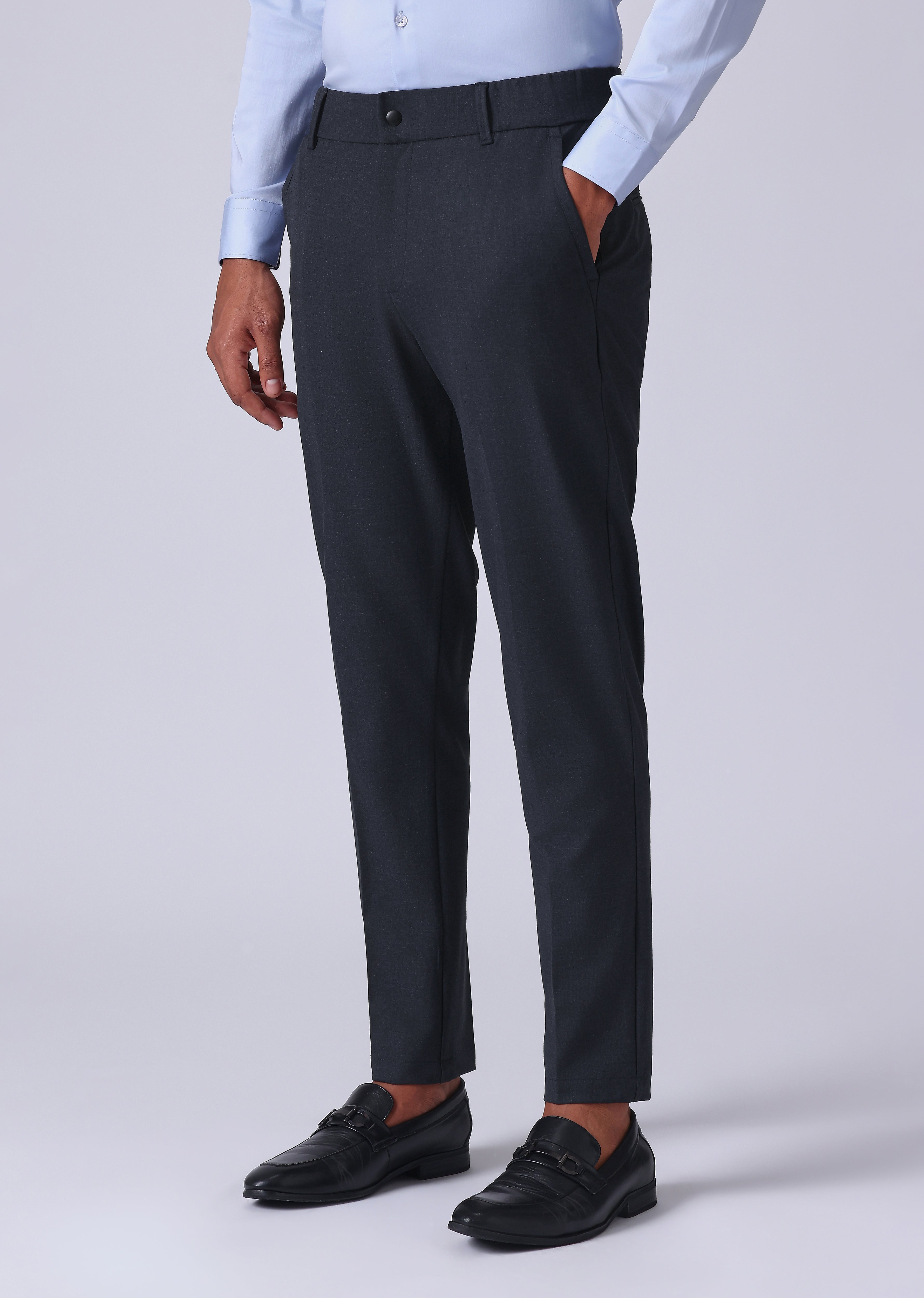 Blue 8 Way Stretch Trousers