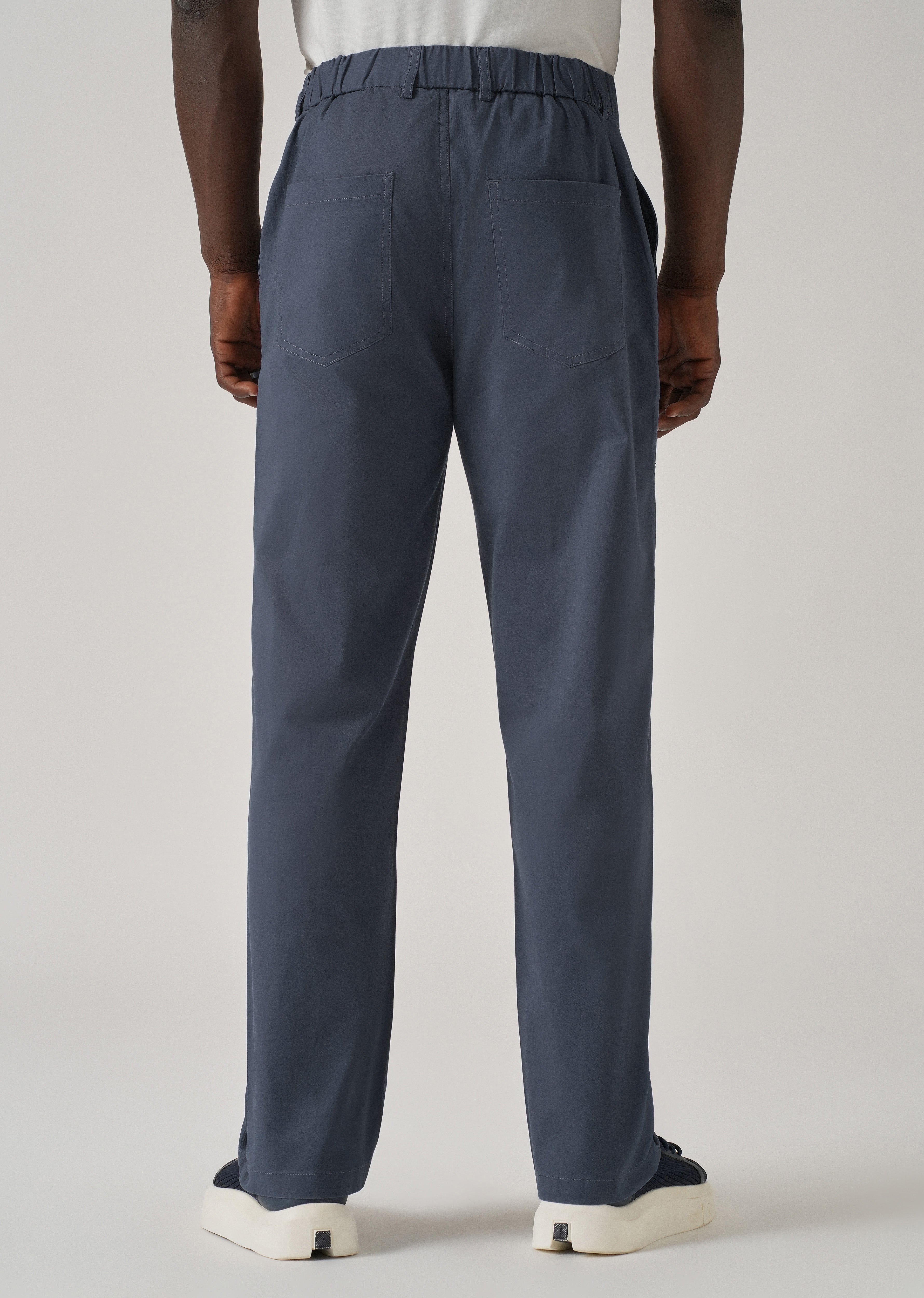 Baggy Fit Blue Chinos