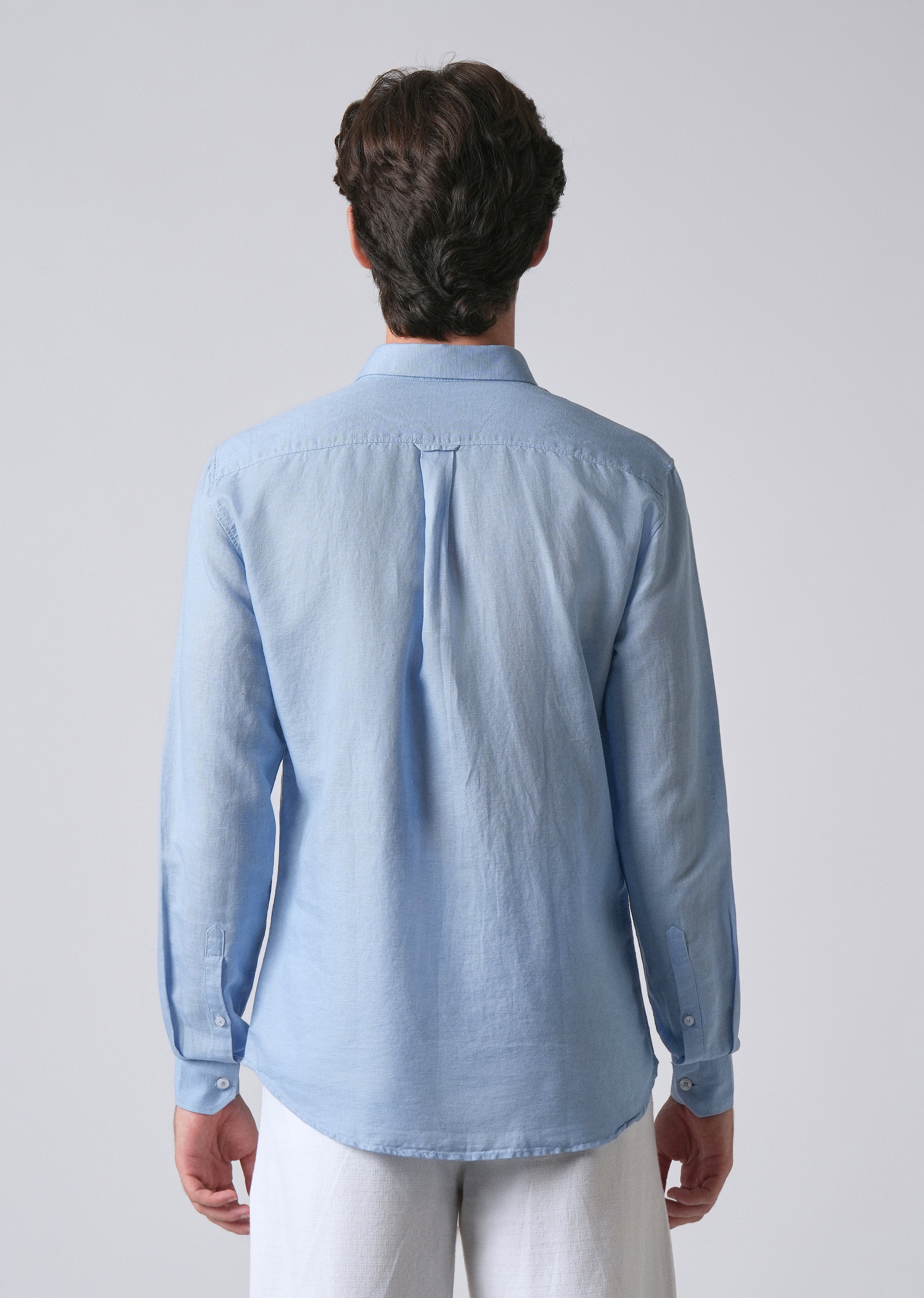 Blue Linen Shirt