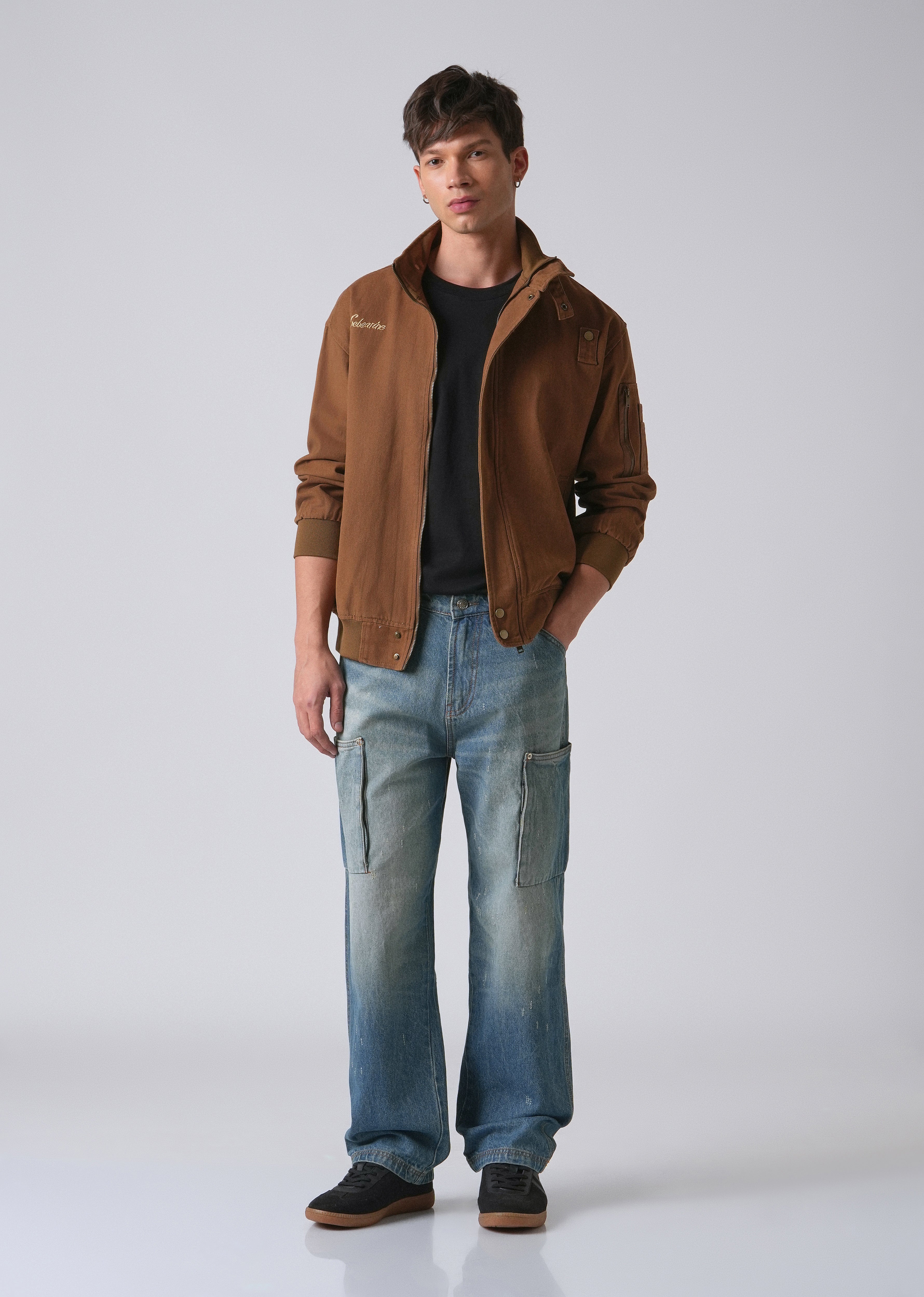 Blue Fade Baggy Fit Denim