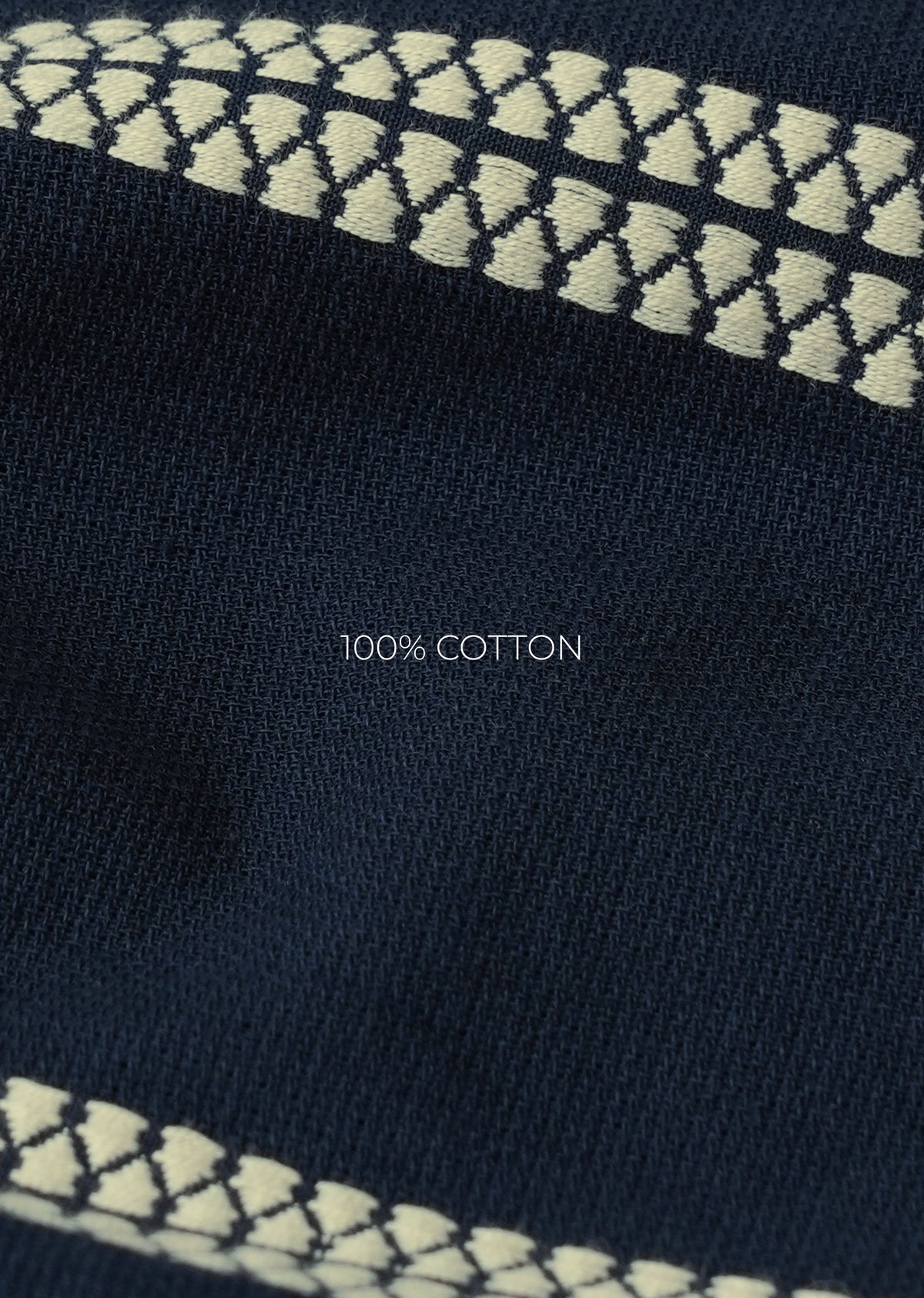 Blue Jacquard Stripe Cotton Shirt