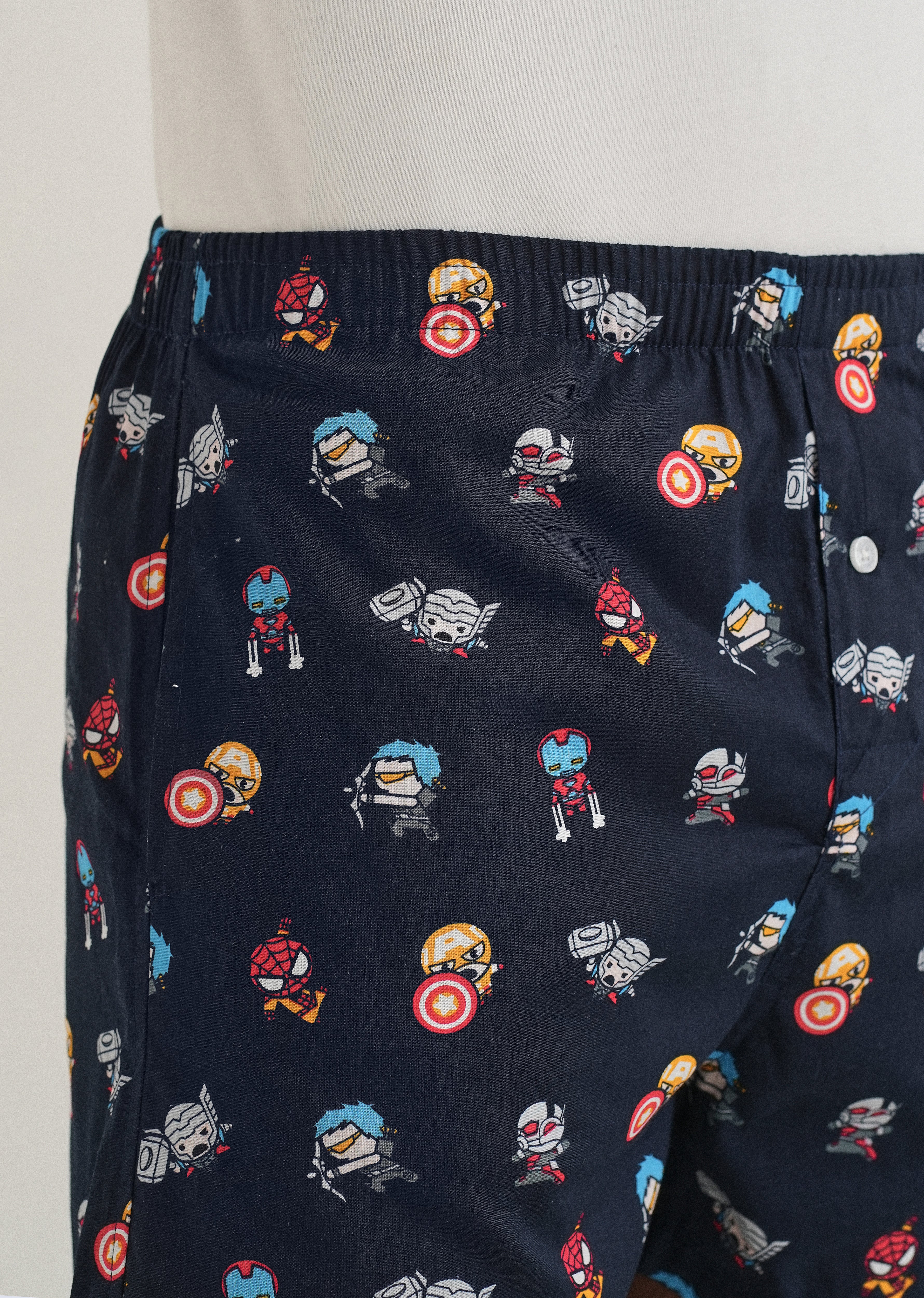 Blue Marvel Printed Boxer