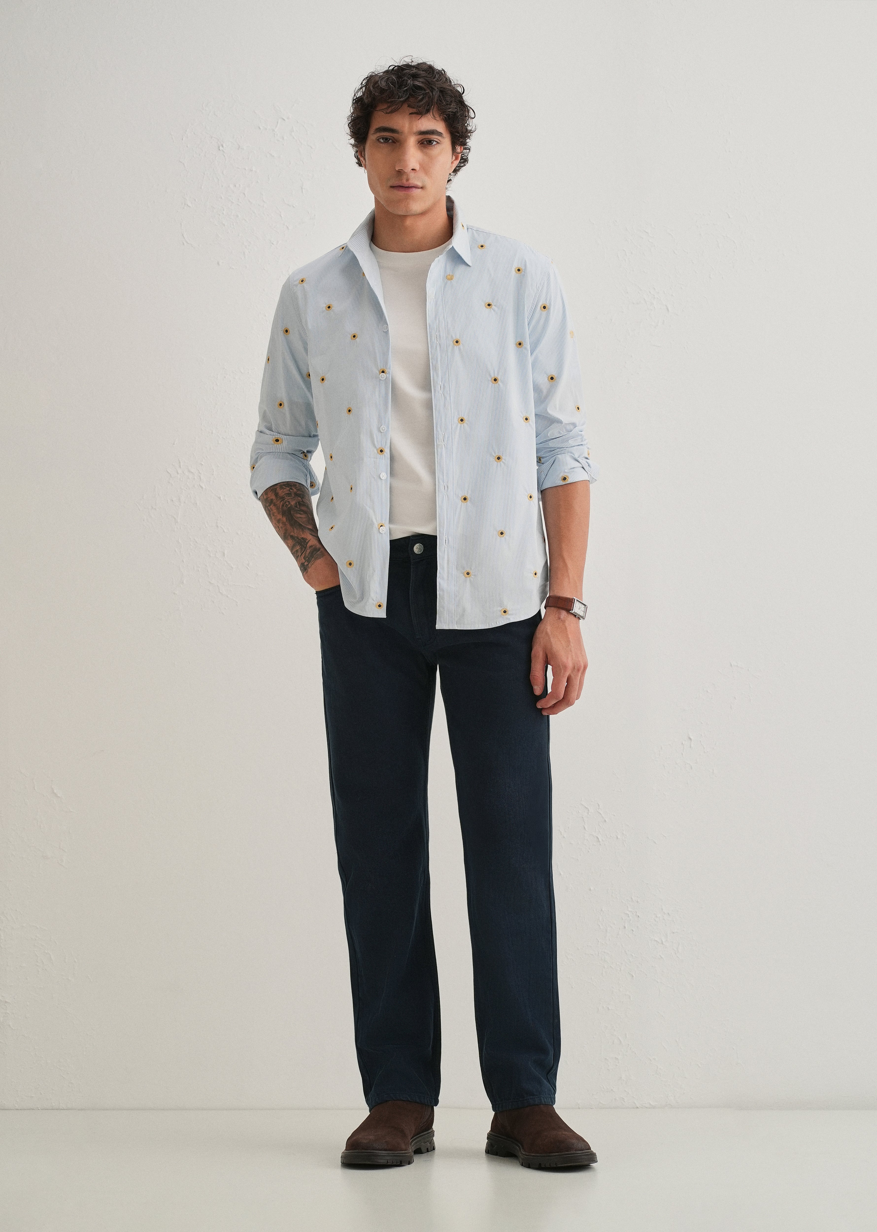 Blue Regular Fit Denim