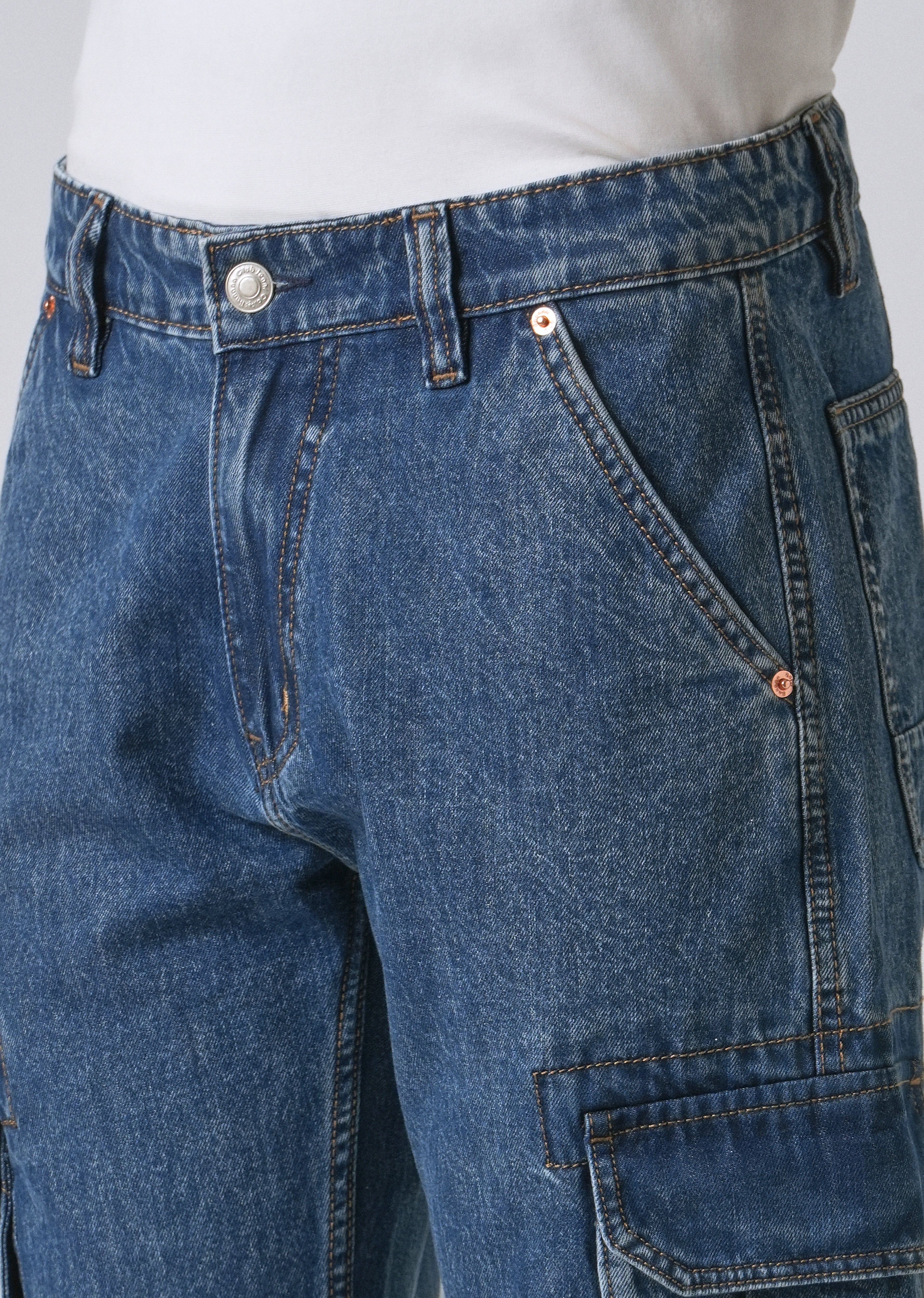 Blue Sapphire Baggy Denim