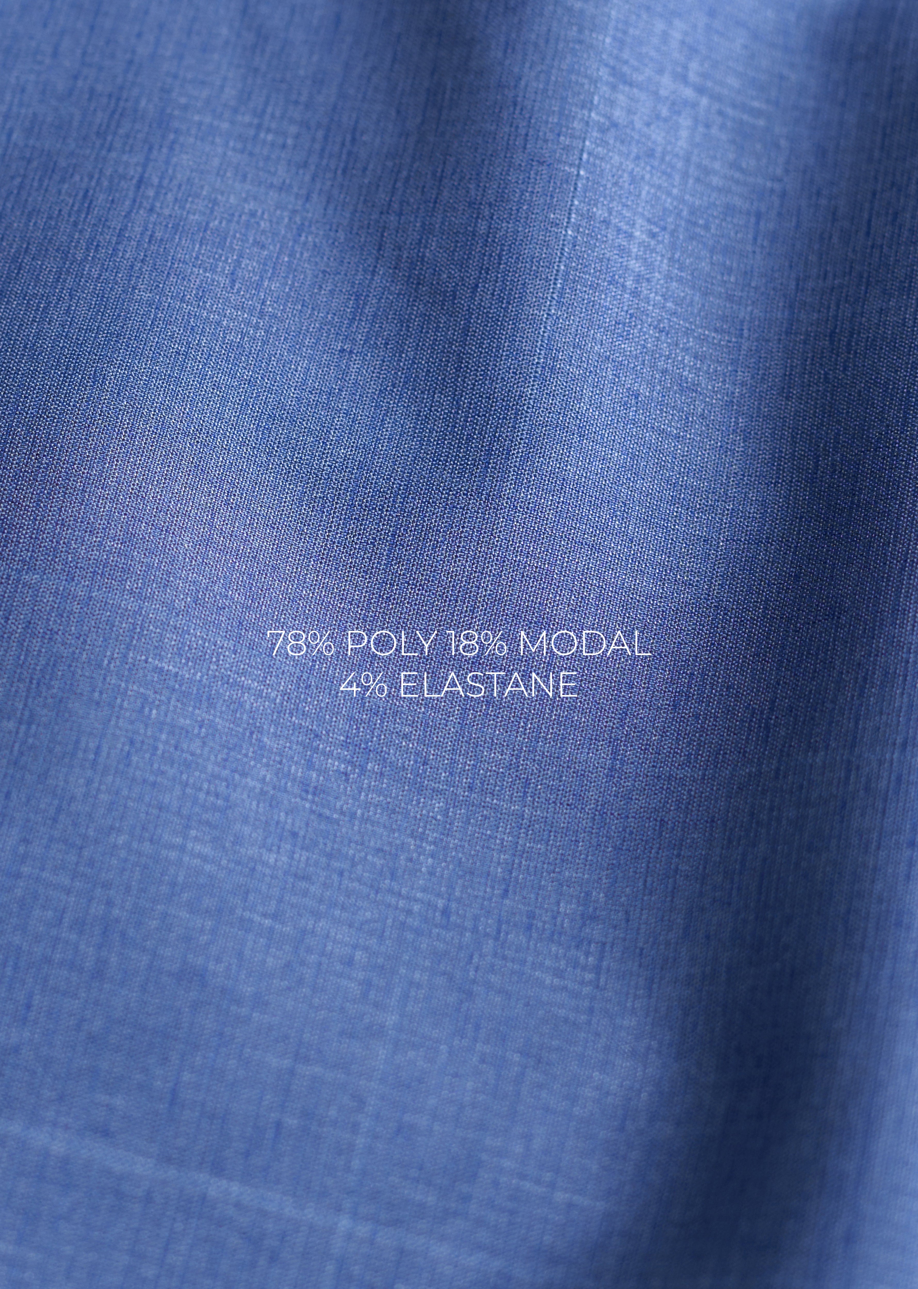 Blue Self Check Shirt