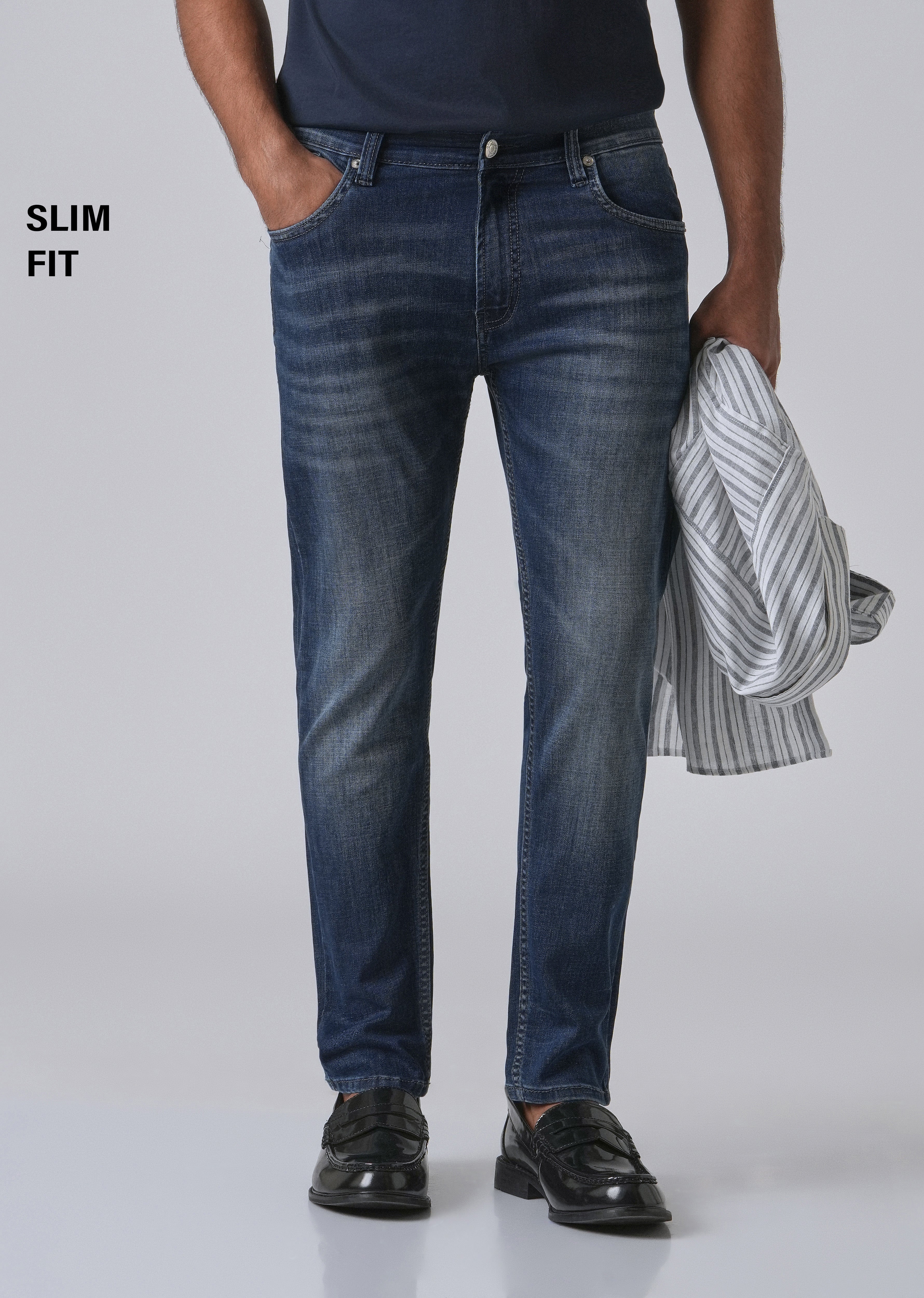Blue Low fade Slim Fit Jeans
