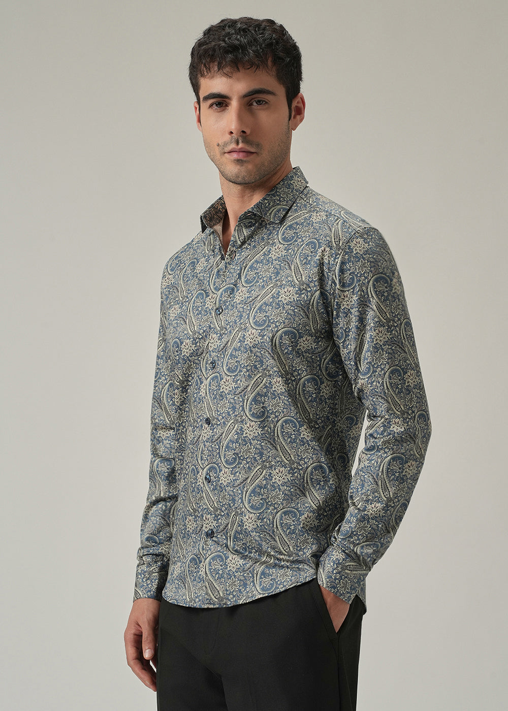 Bohemian Paisley Print Shirt