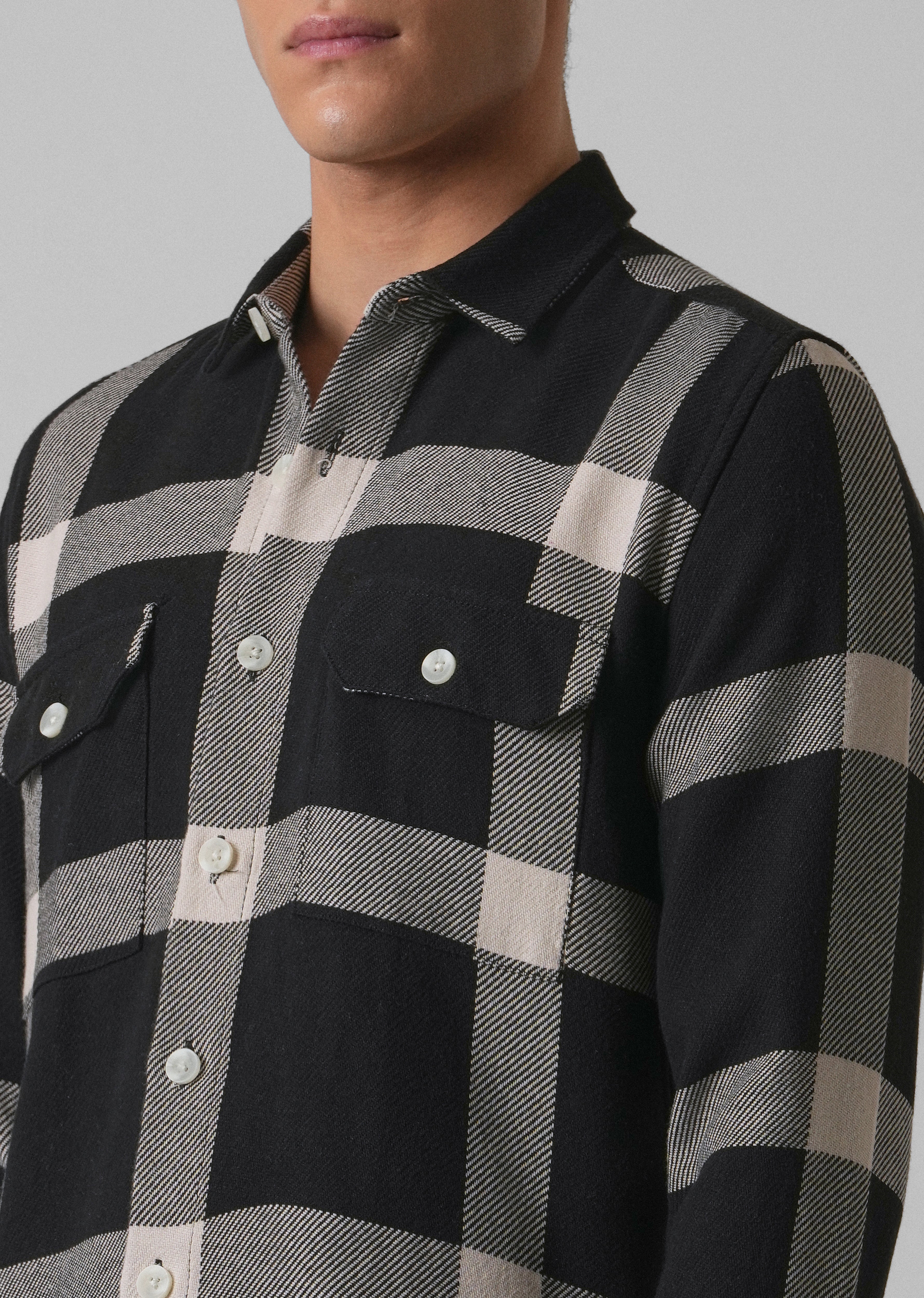 Bold Classic Brushed Cotton Check Shirt