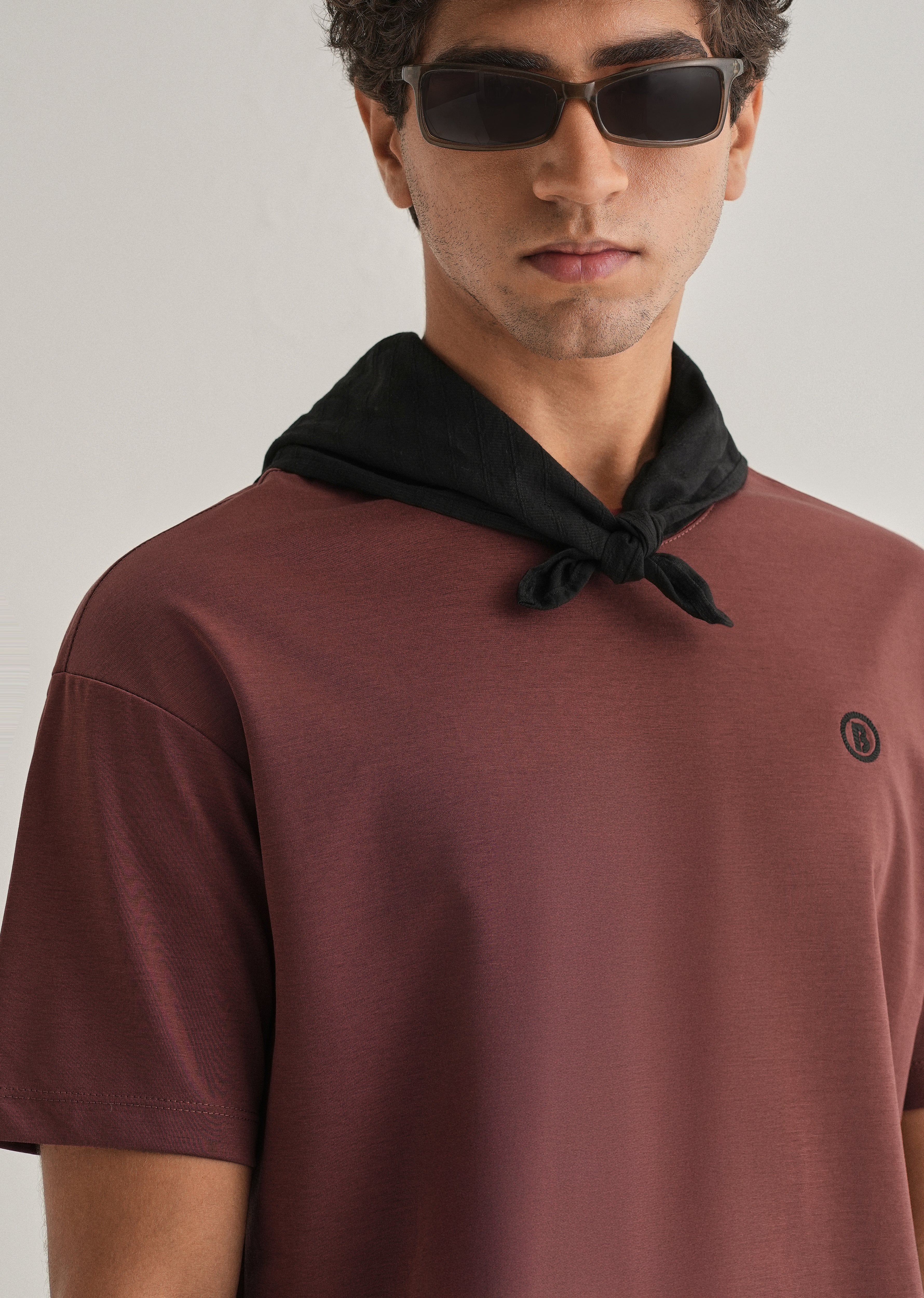 Brick Red Crew Neck T-shirt