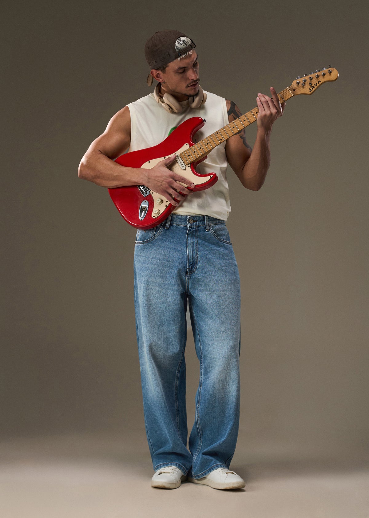 Bright Blue Super Baggy Jeans