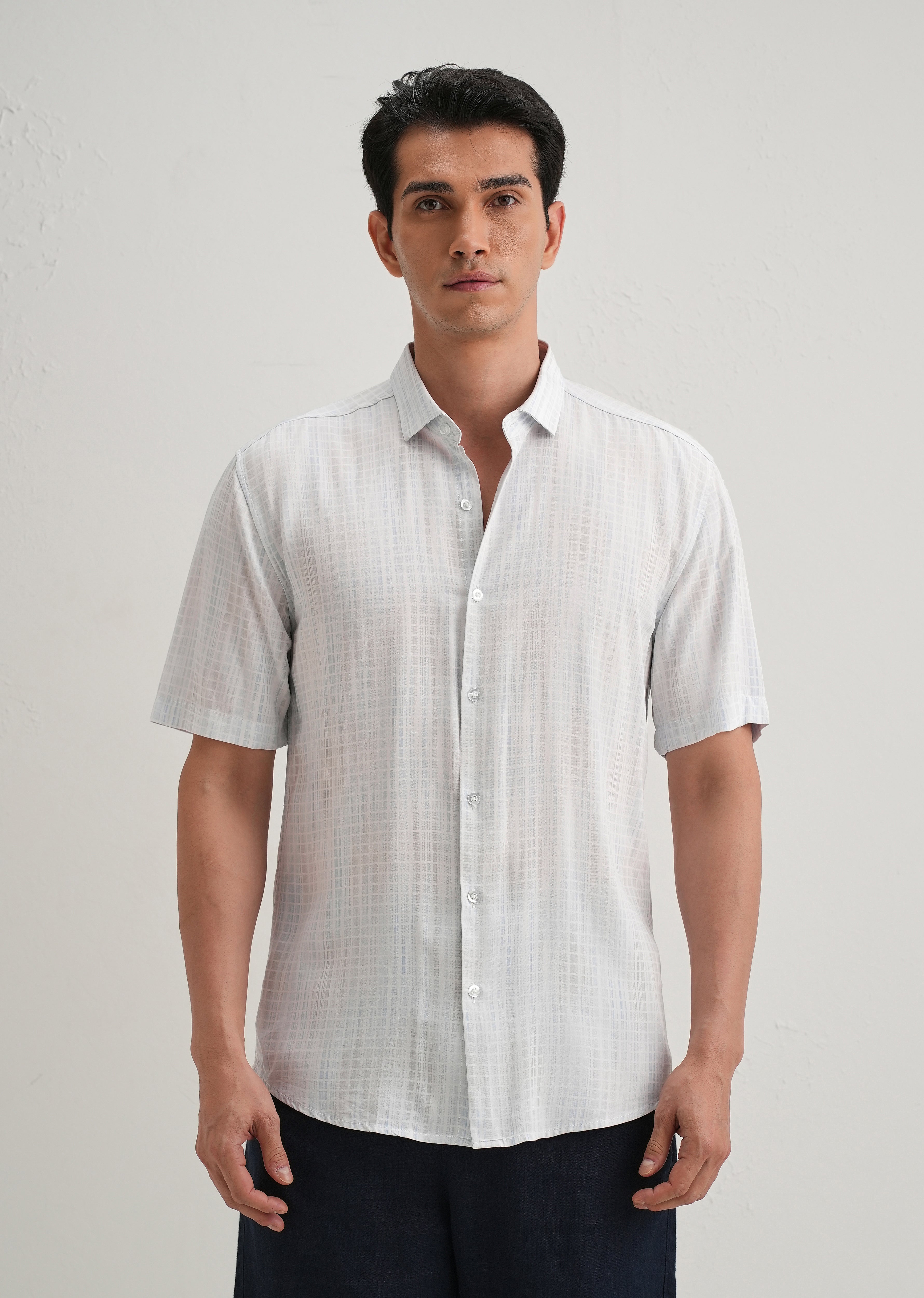 Broken Light Blue Stripe Shirt