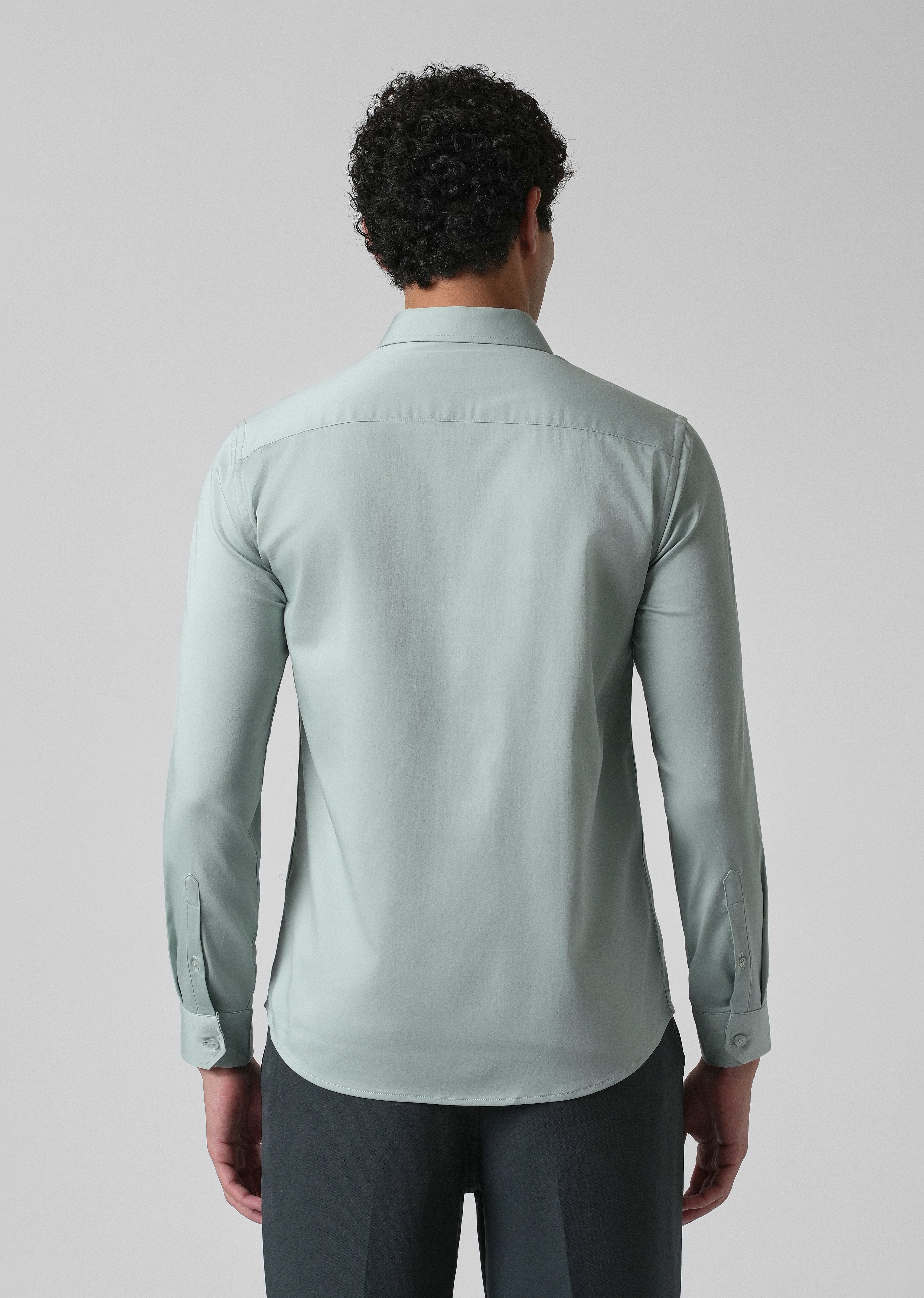 Brook Green Plain Satin Shirt