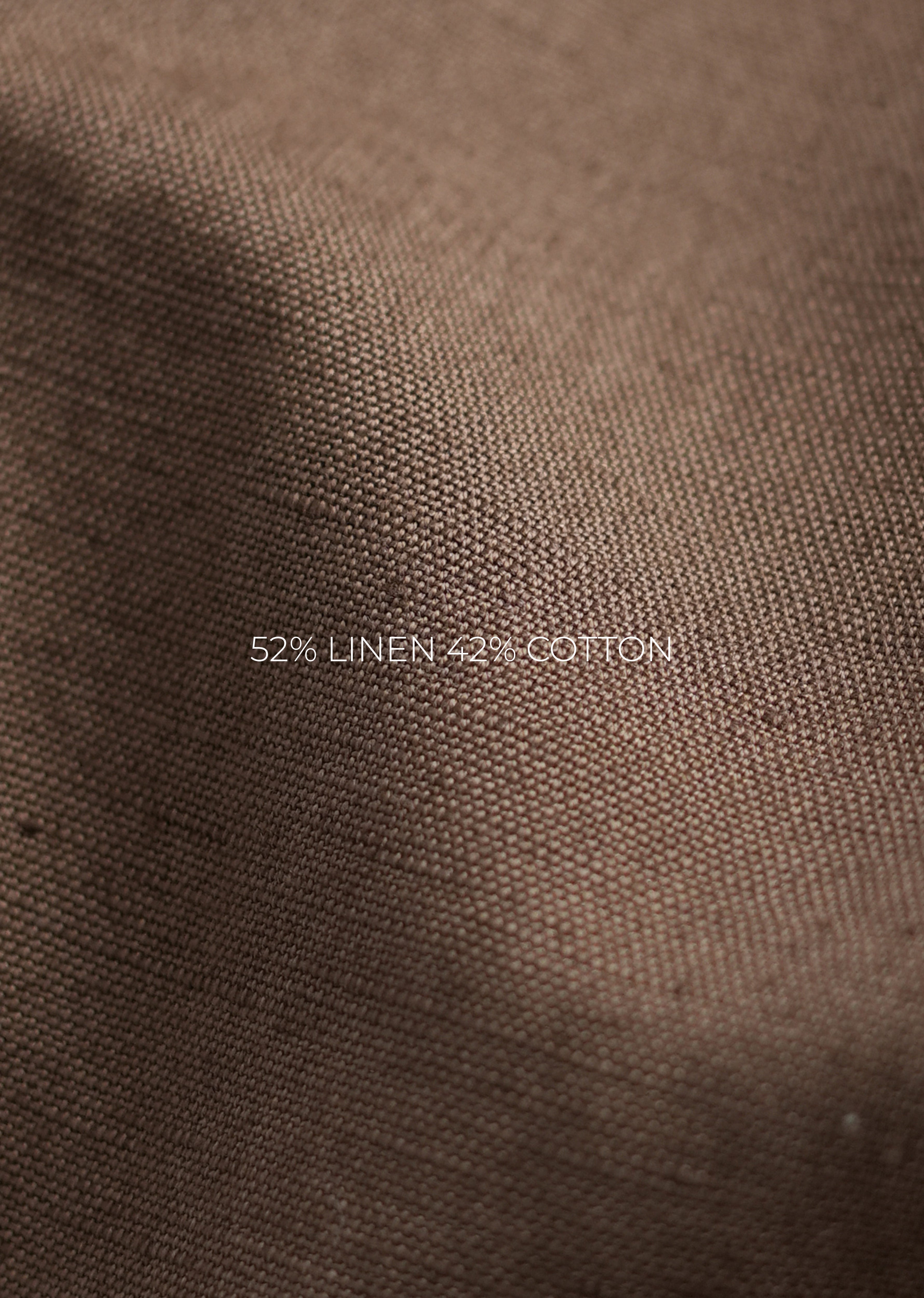 Brown Cotton Linen Gurkha Pant