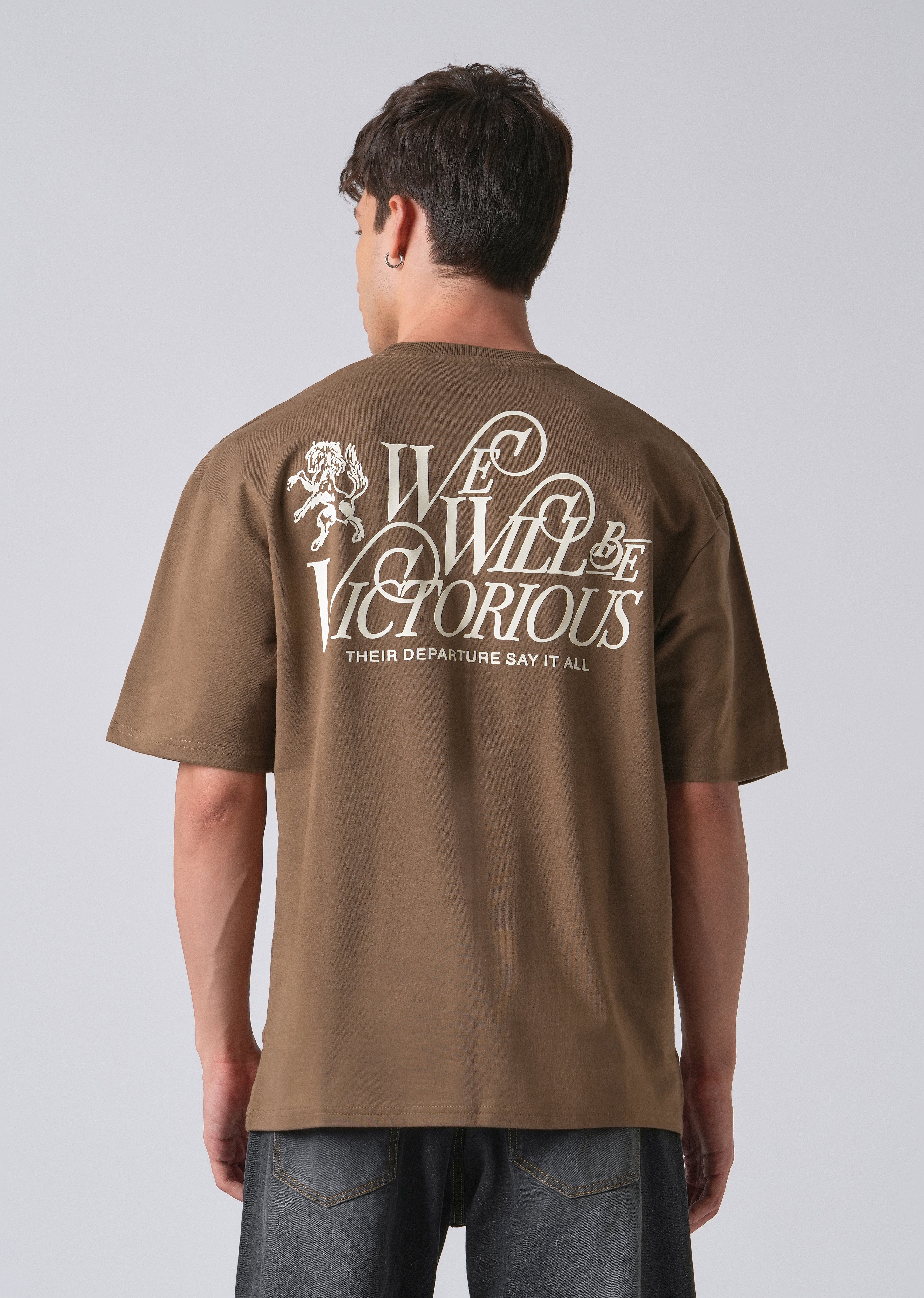 Brown Oversized T-shirt