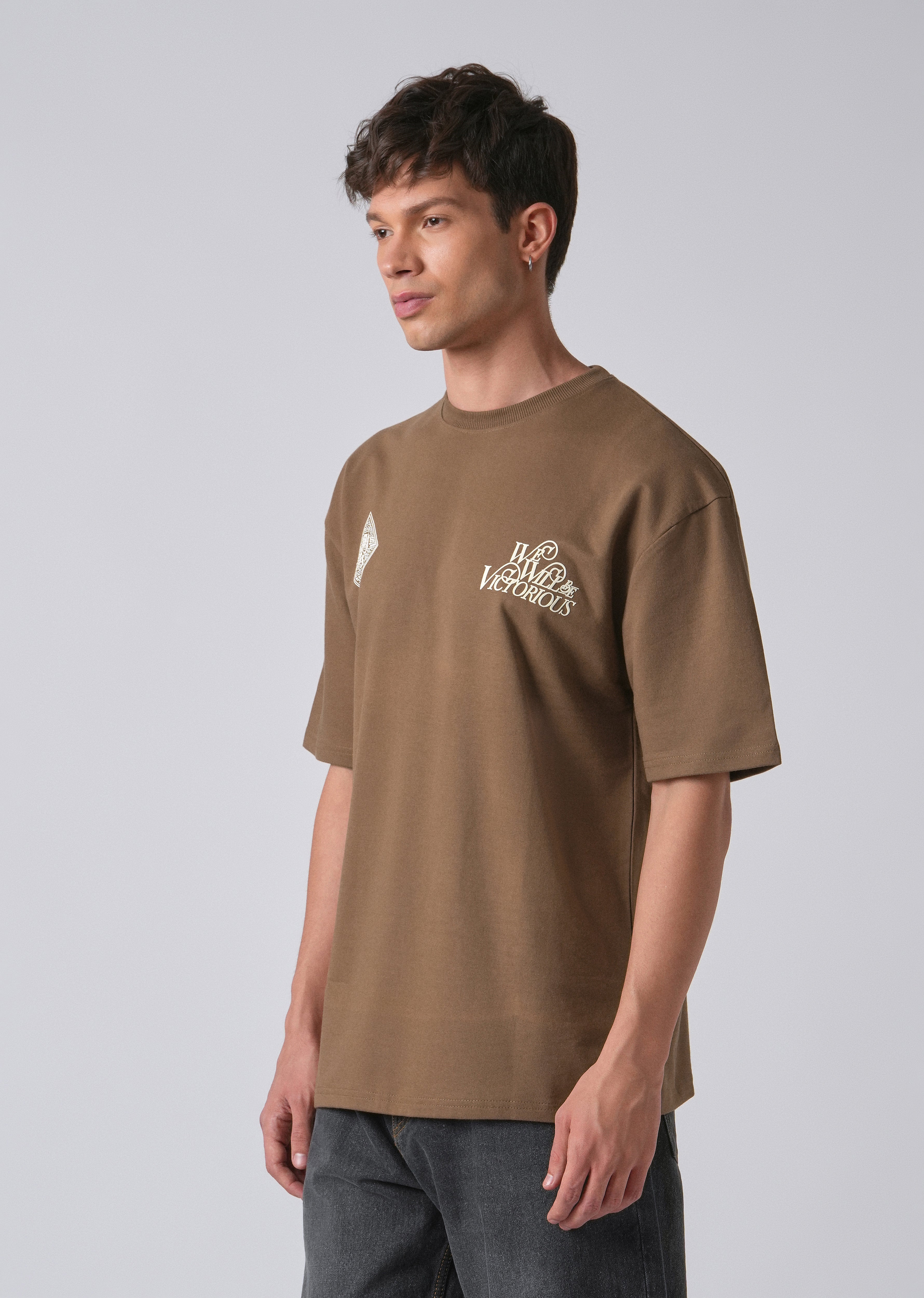Brown Oversized T-shirt